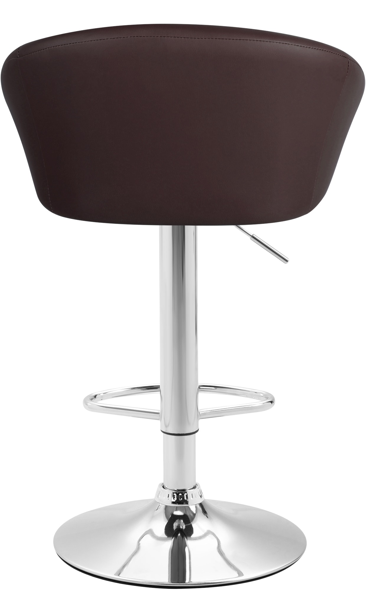 Tabouret de bar Miami V2 similicuir avec pied en métal