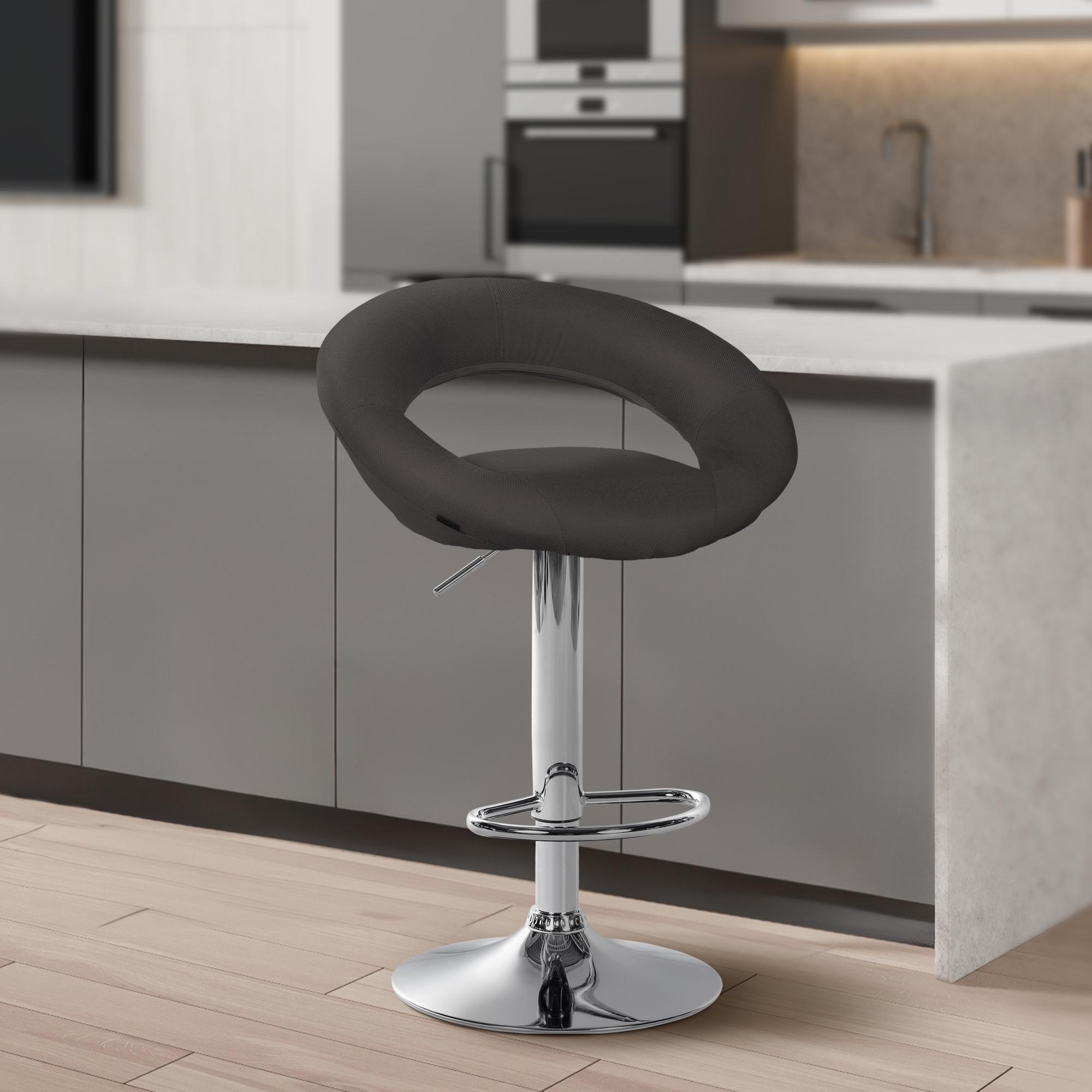 Tabouret de bar Olinda Tissu
