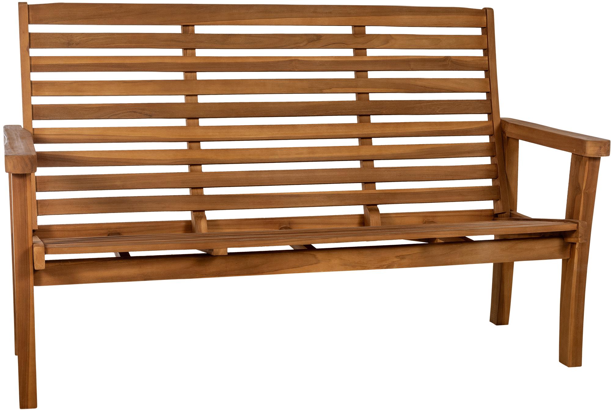 Banc en teck Nicosia avec dossier inclinable