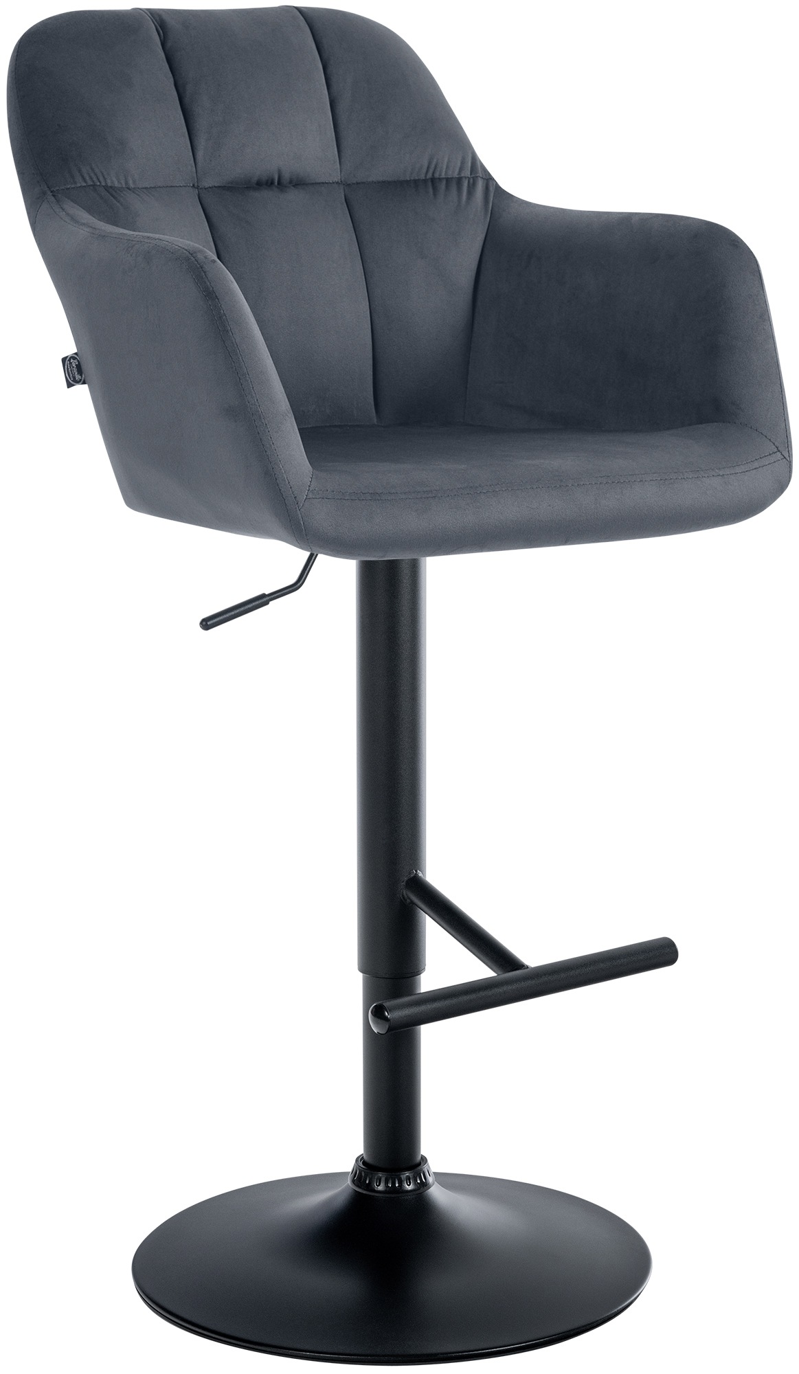 Tabouret de bar Natoma velours