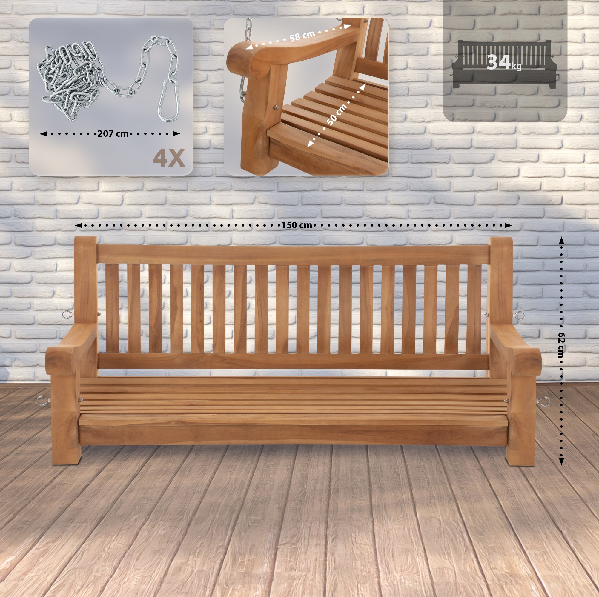 Banc à bascule Joyce