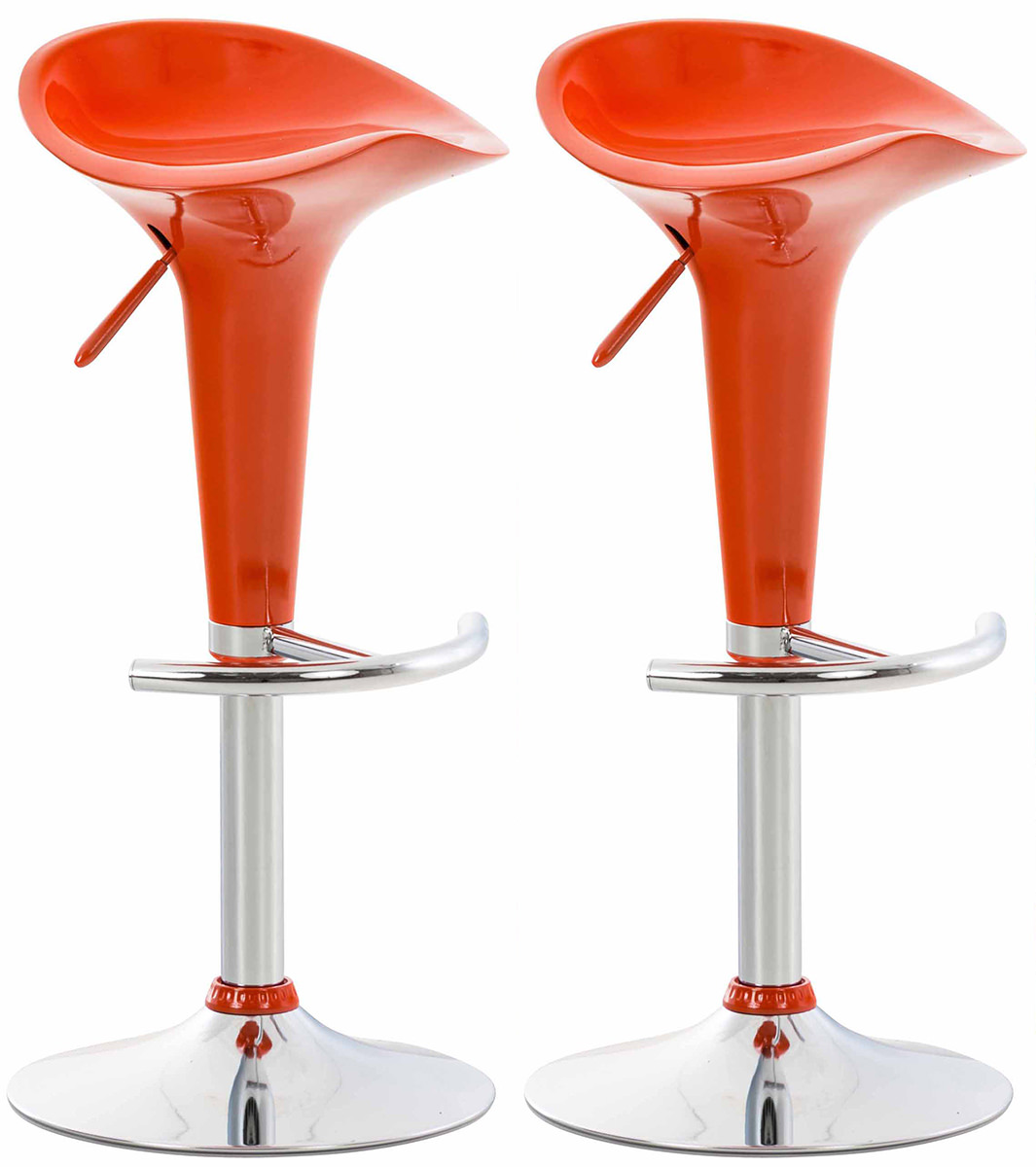 Lot de 2 Tabourets de Bar Saddle