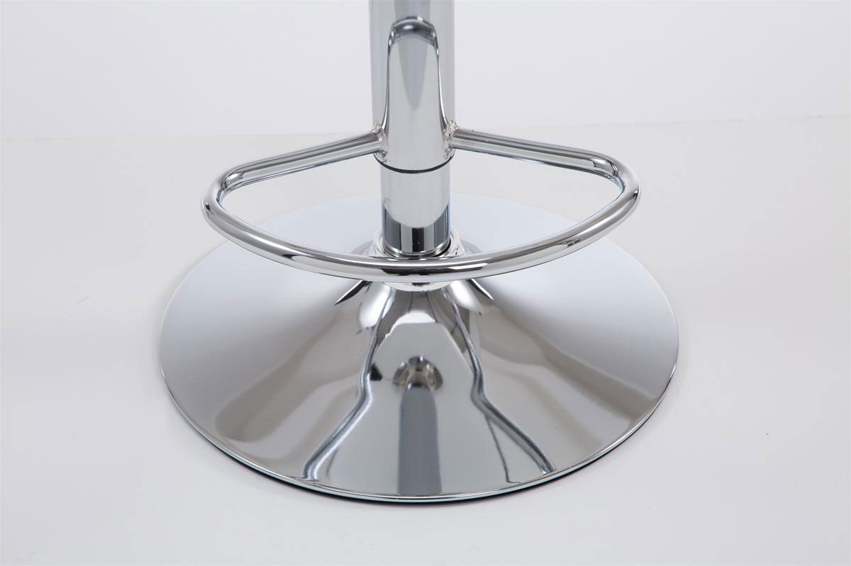 Tabouret de bar Las Vegas V2 en tissu avec pied en métal
