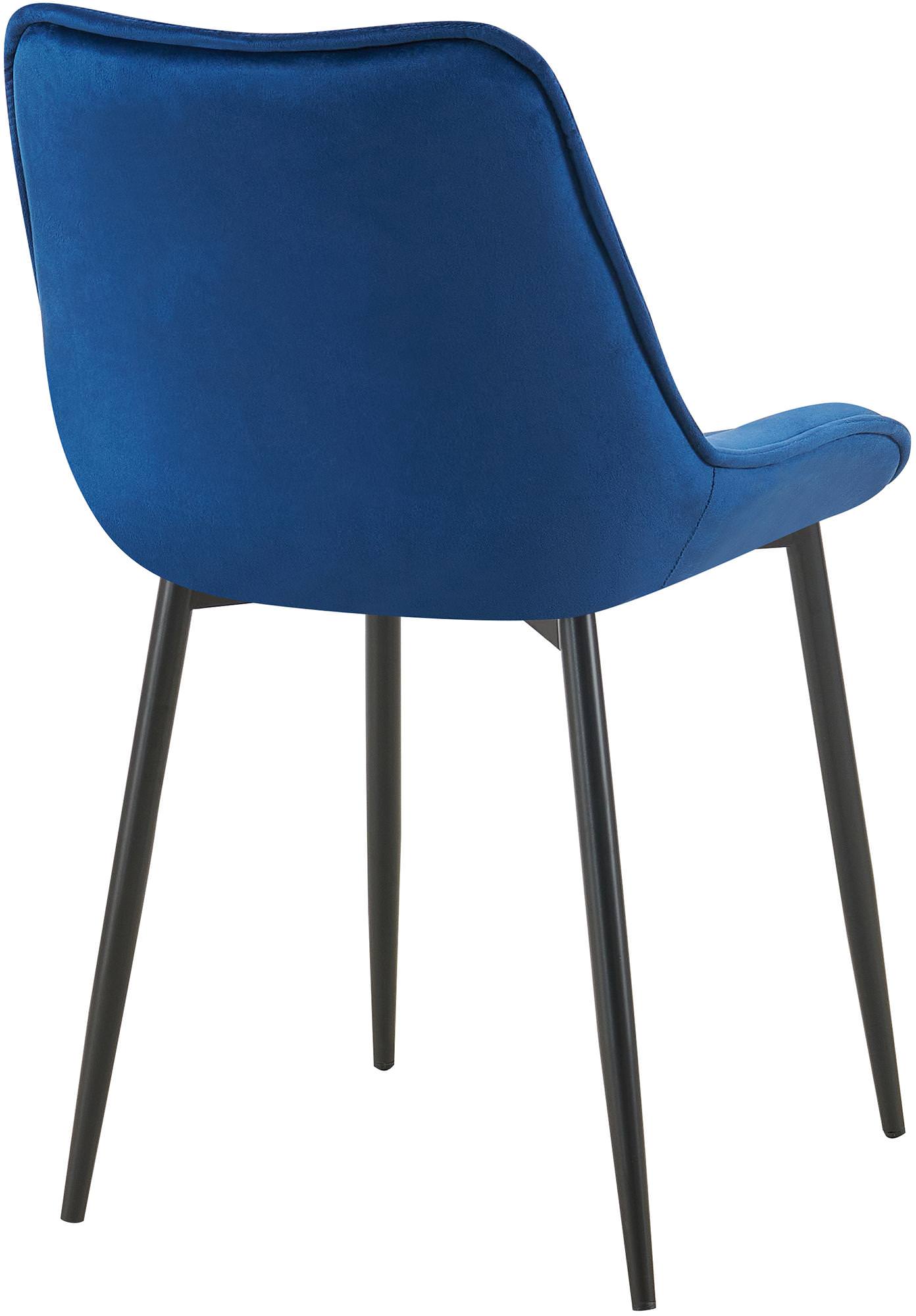 Lot de 2 chaises de salle à manger Wallace velours