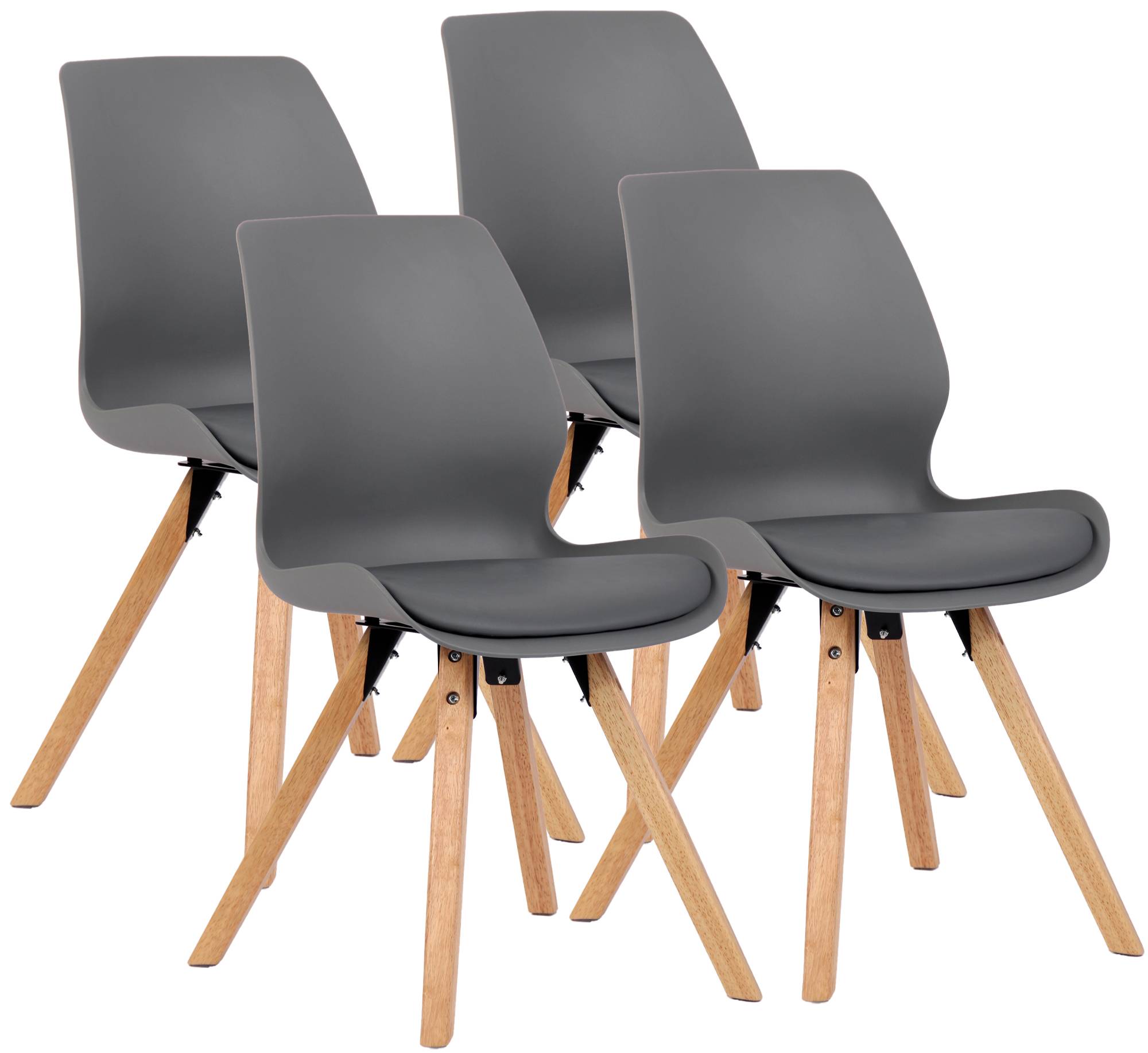 Lot de 4 chaises Luna