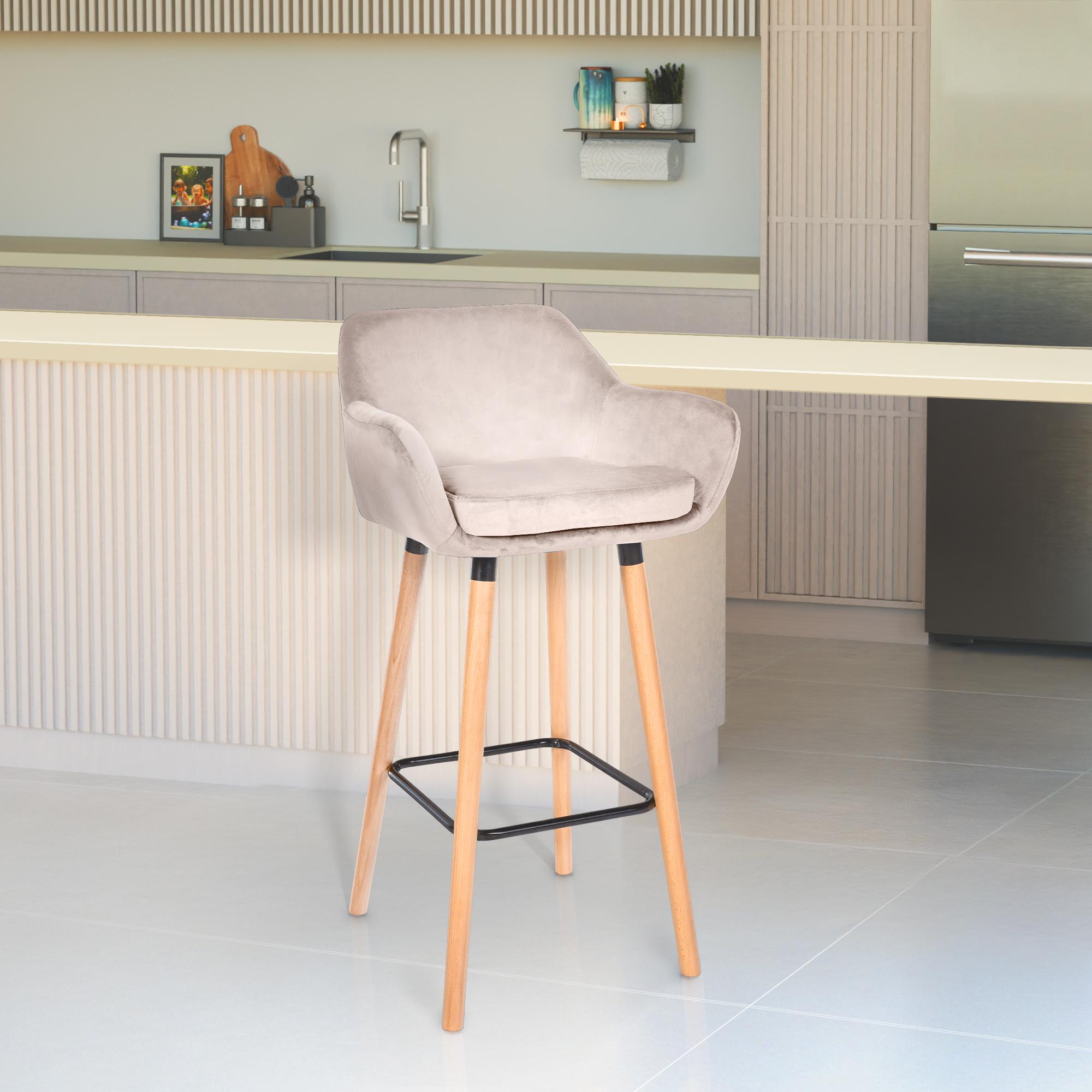 Tabouret de Bar Grant Velours
