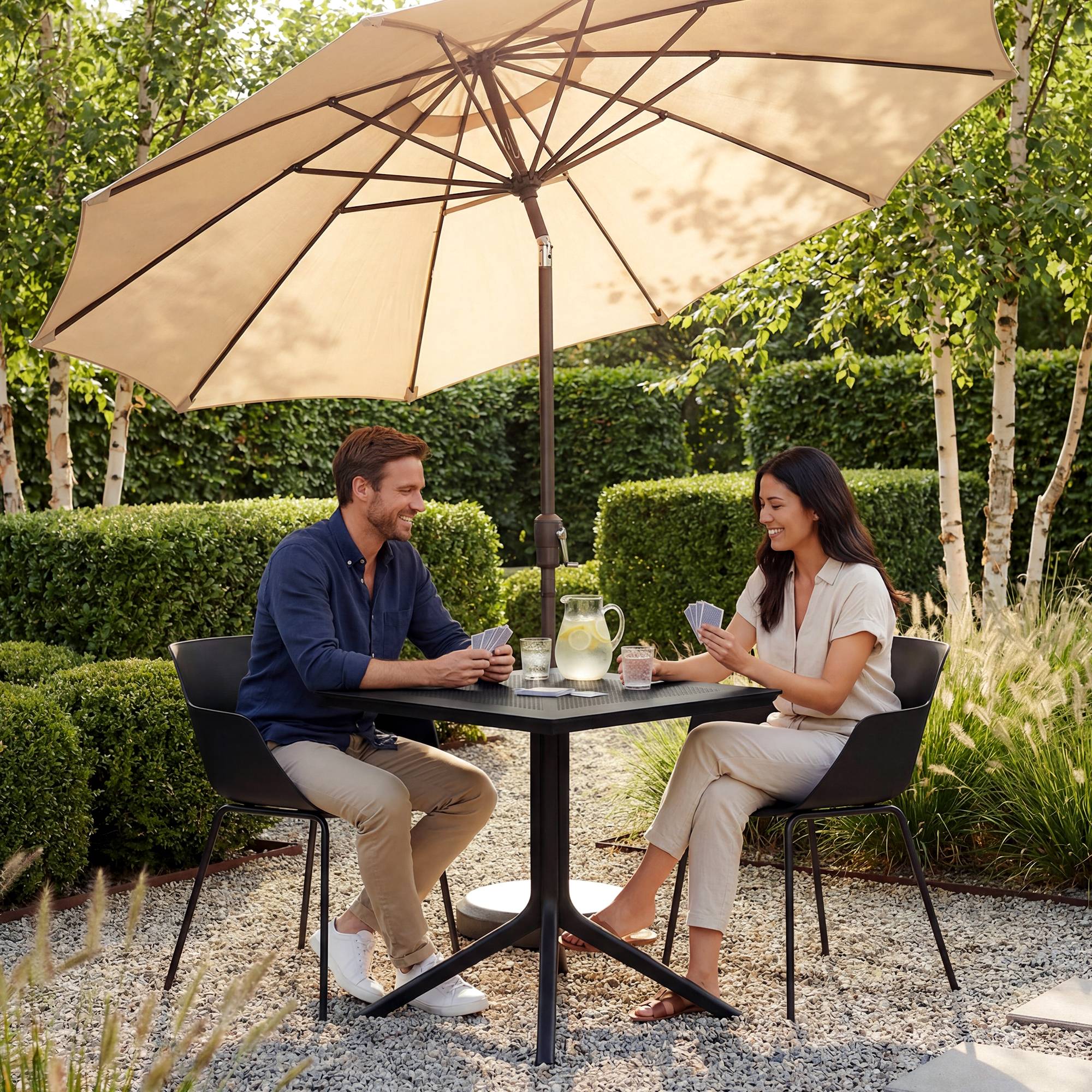 Salon de jardin Lirra avec 2 chaises