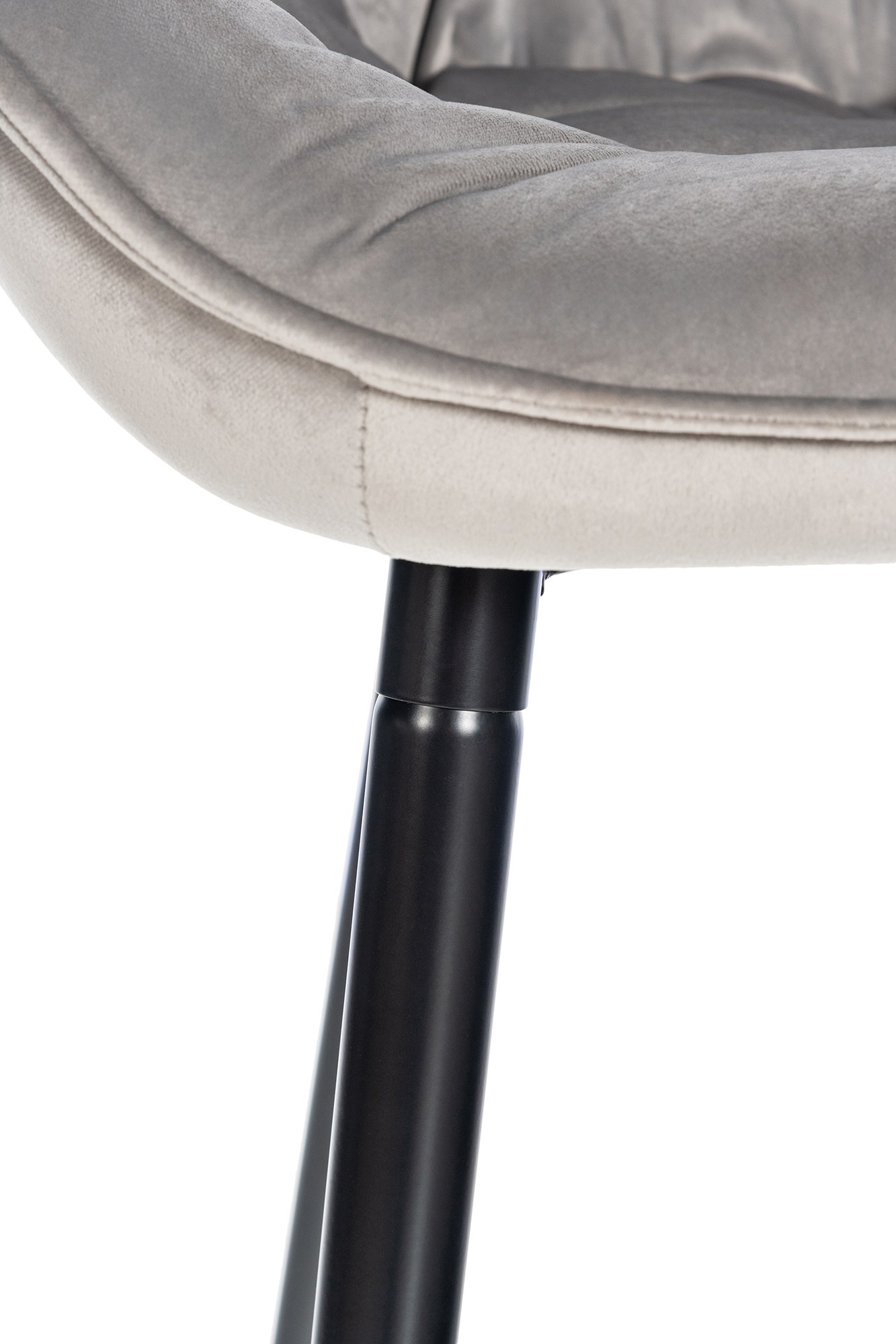Lot de 2 Tabourets de bar Gibson avec Pieds en Métal