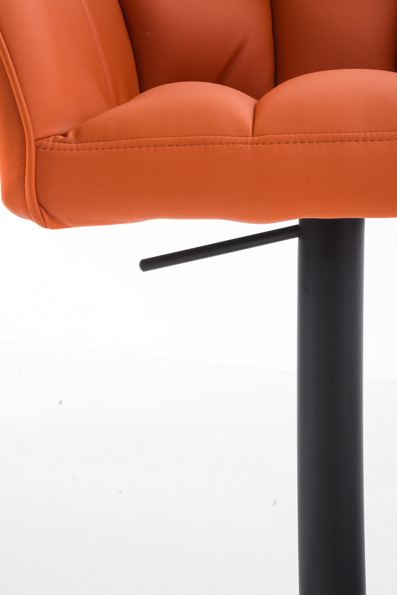 Lot de 2 tabourets de bar Damaso en similicuir
