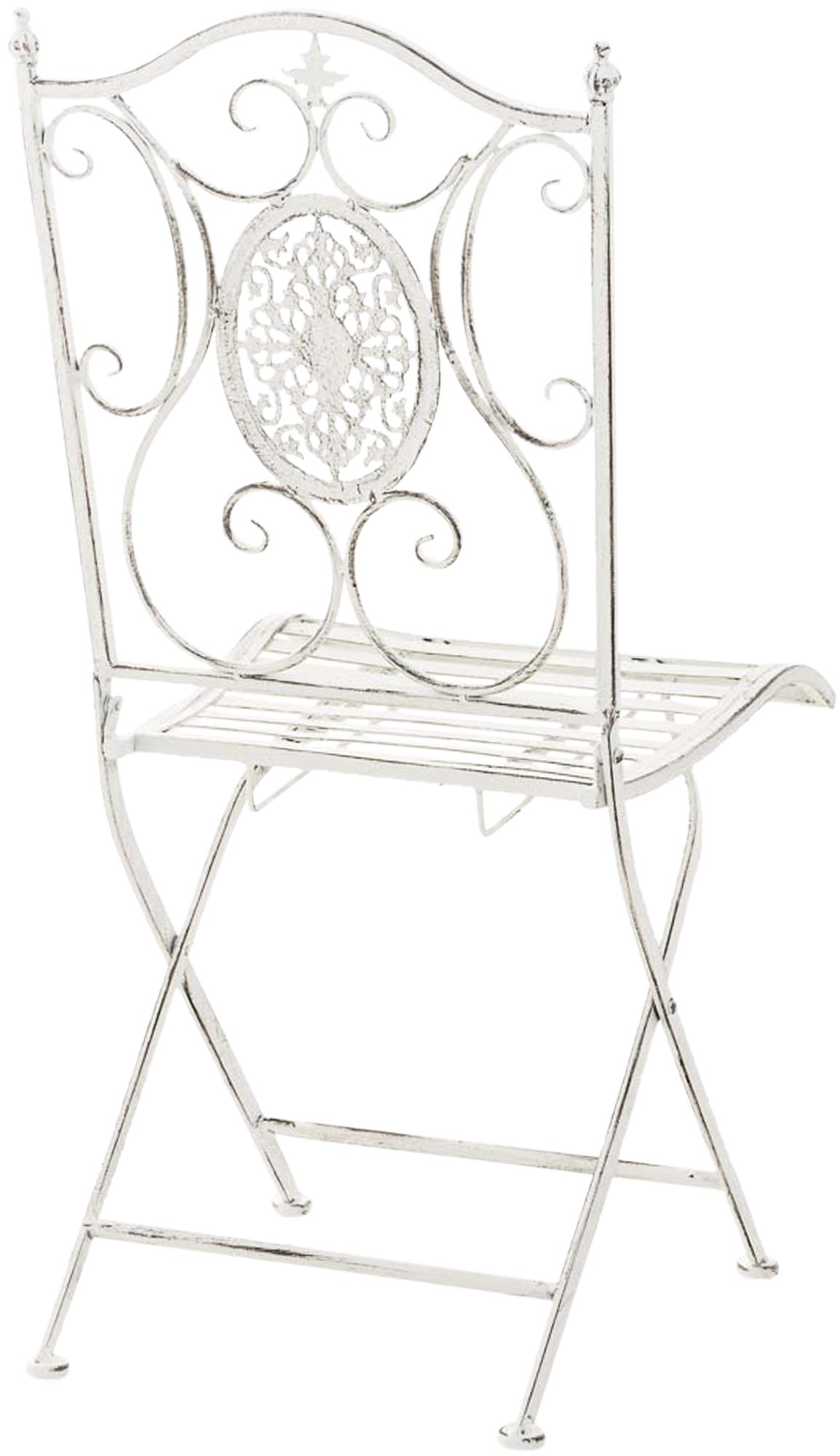 Chaise de jardin en métal Sibell