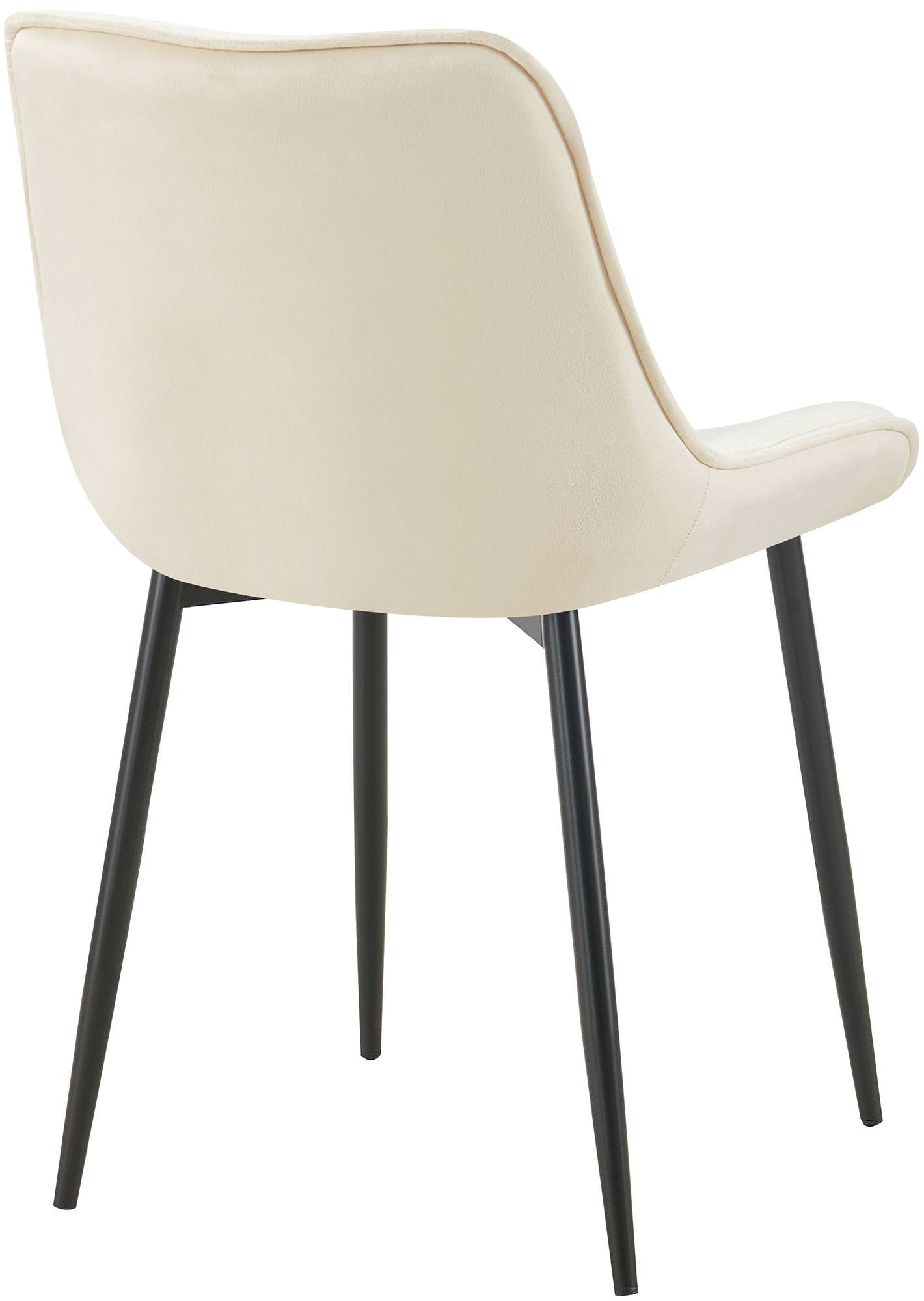 Lot de 2 chaises de salle à manger Wallace velours
