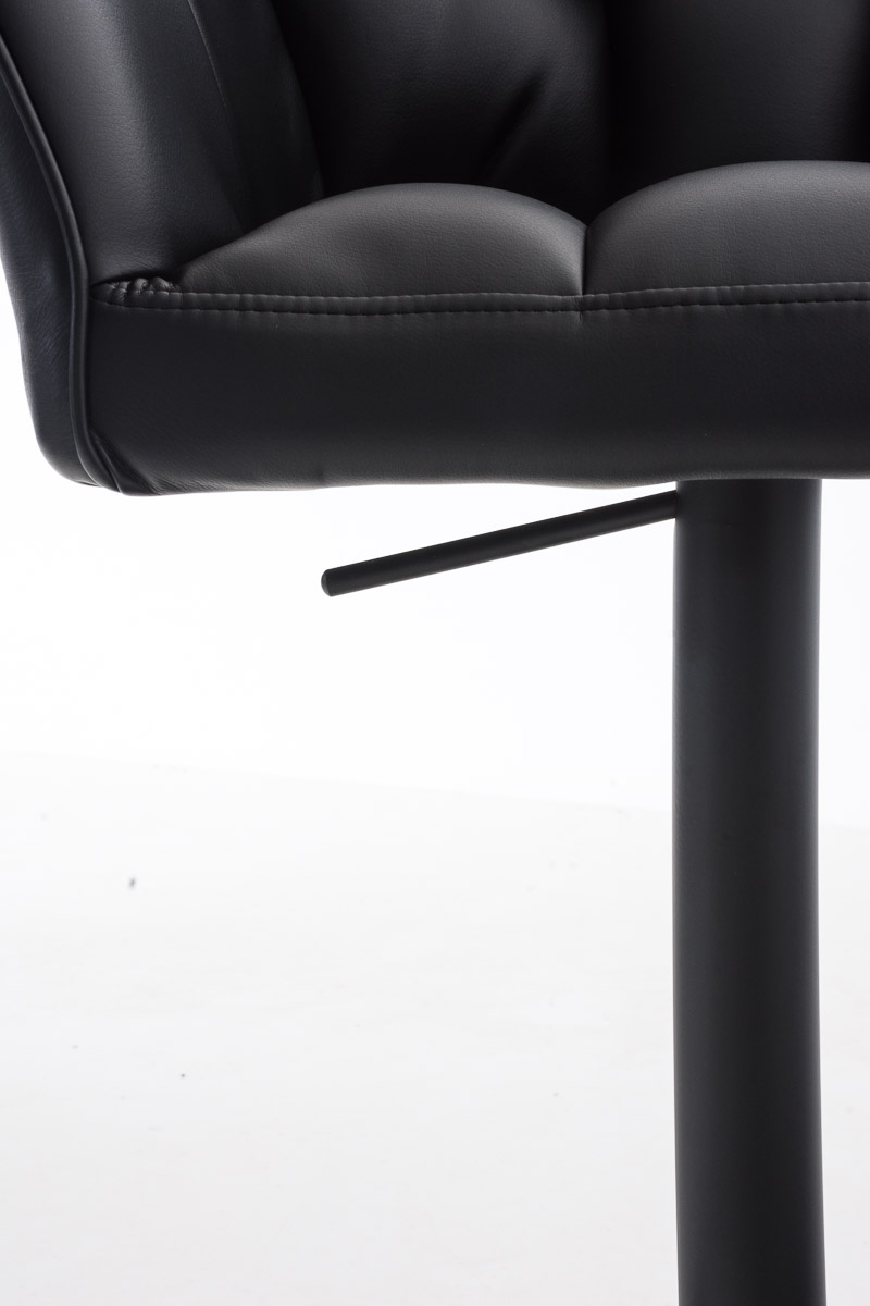 Lot de 2 tabourets de bar Damaso en similicuir