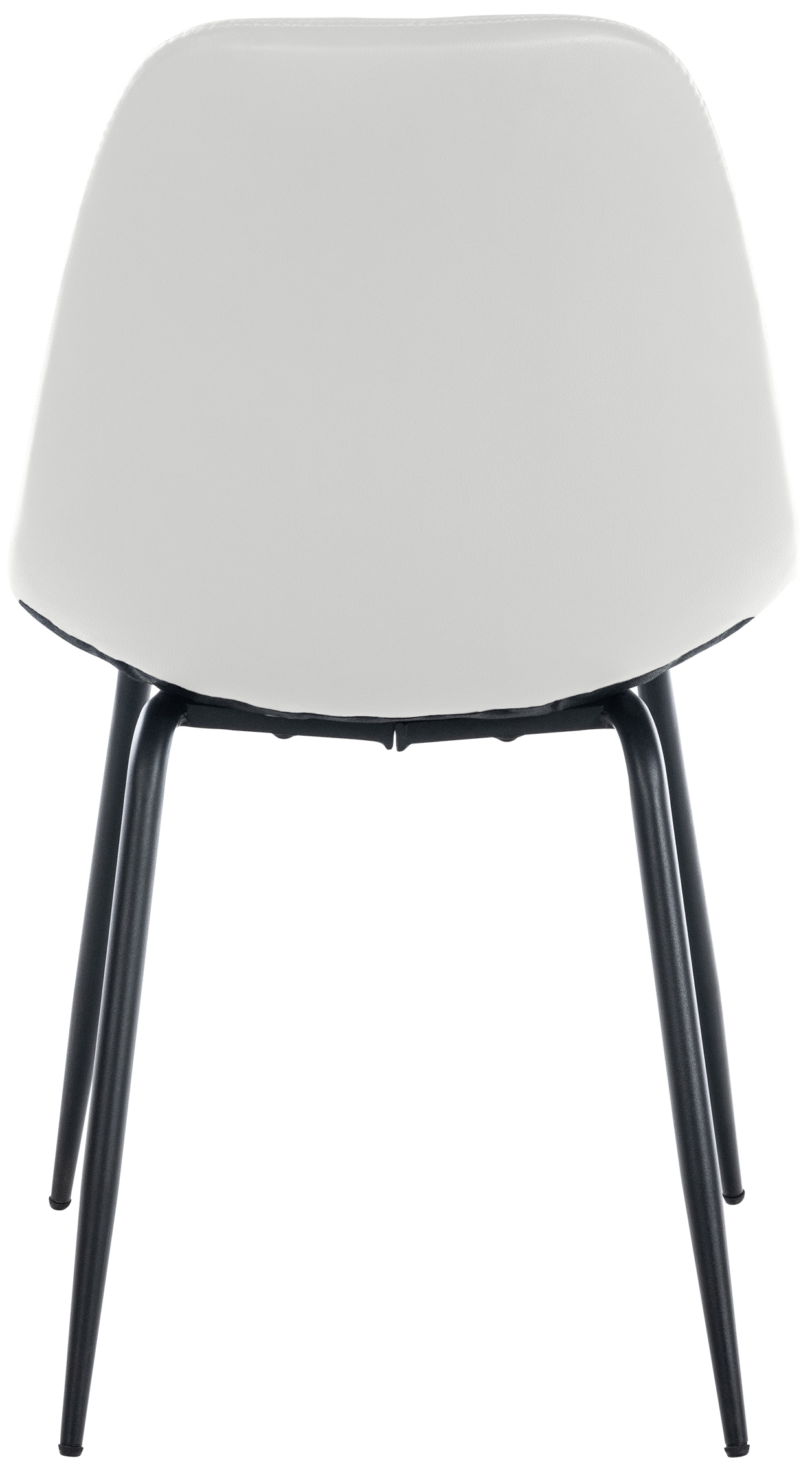 Chaise de salle à manger Tom avec Pieds en métal noir