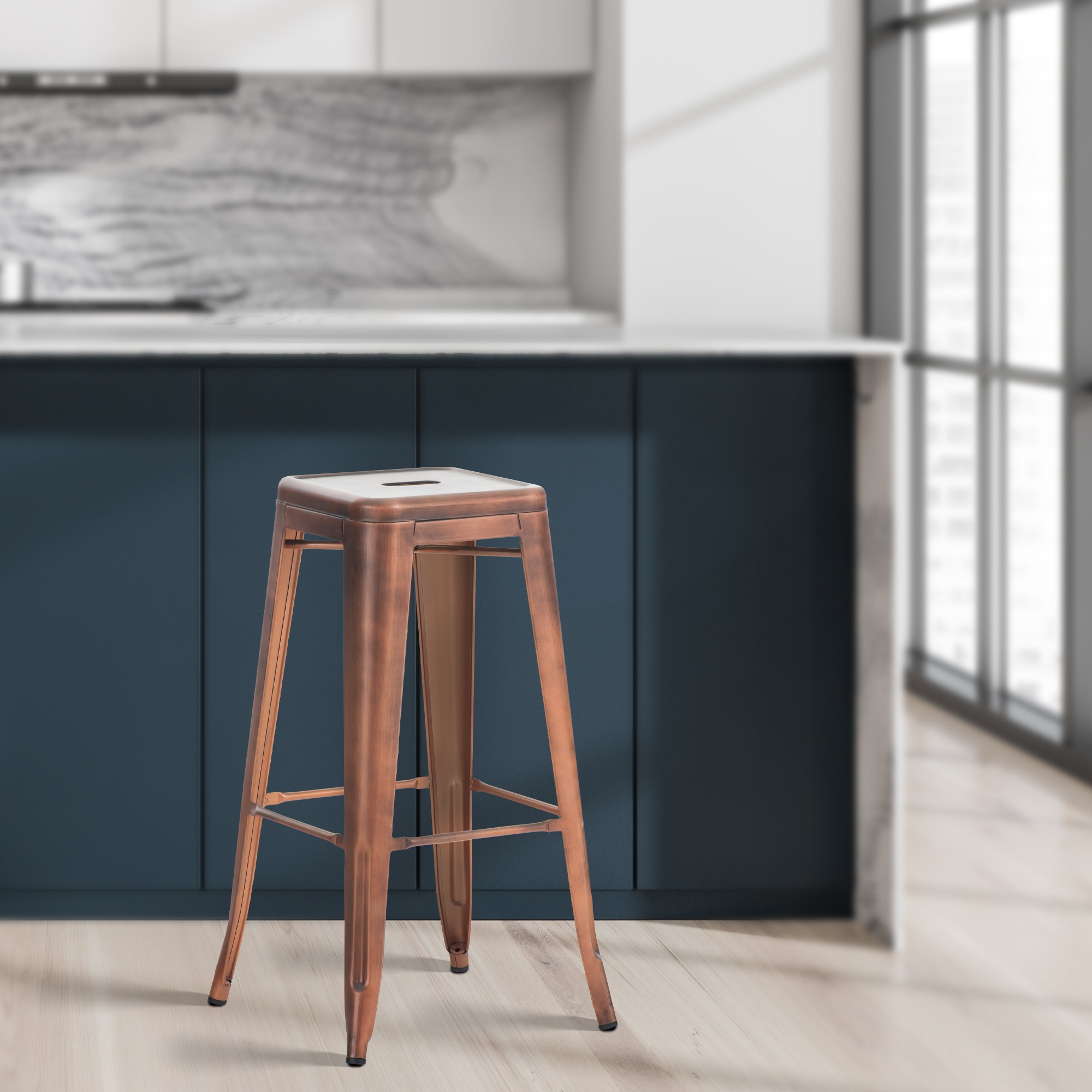 Lot de 4 tabourets de bar Joshua