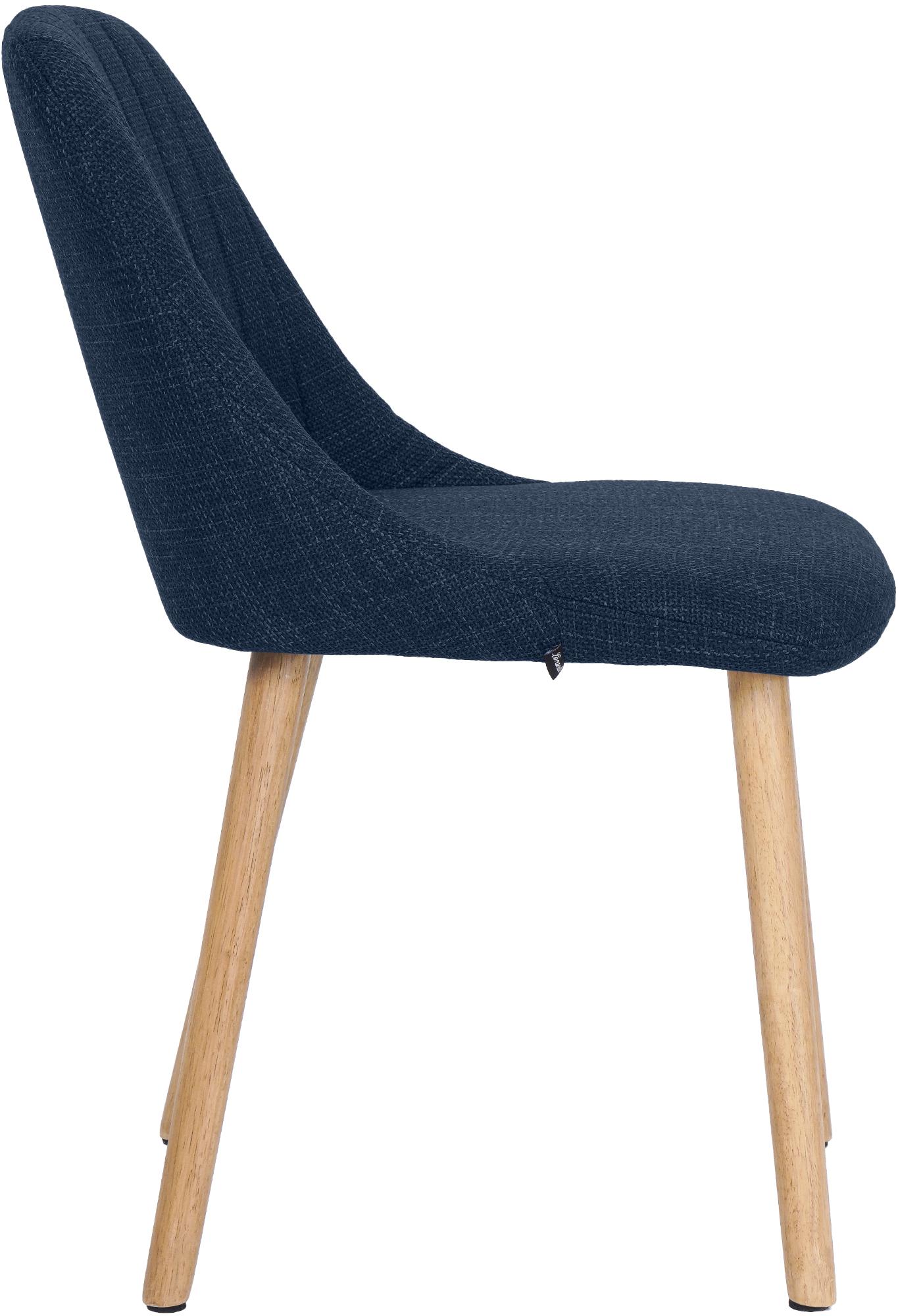 Chaise de salle a manger Arie en tissu
