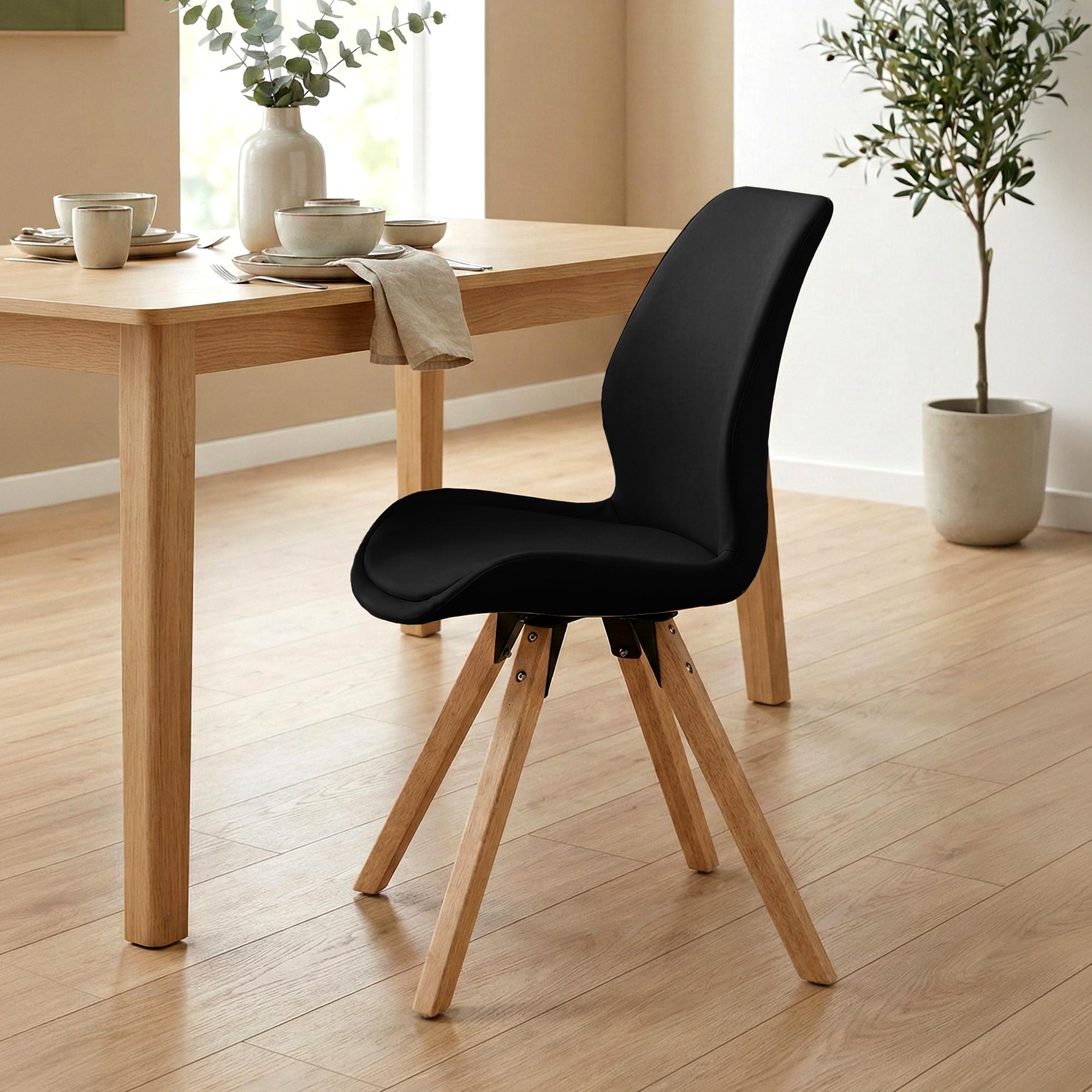 Lot de 2 chaises de salle a manger Luna
