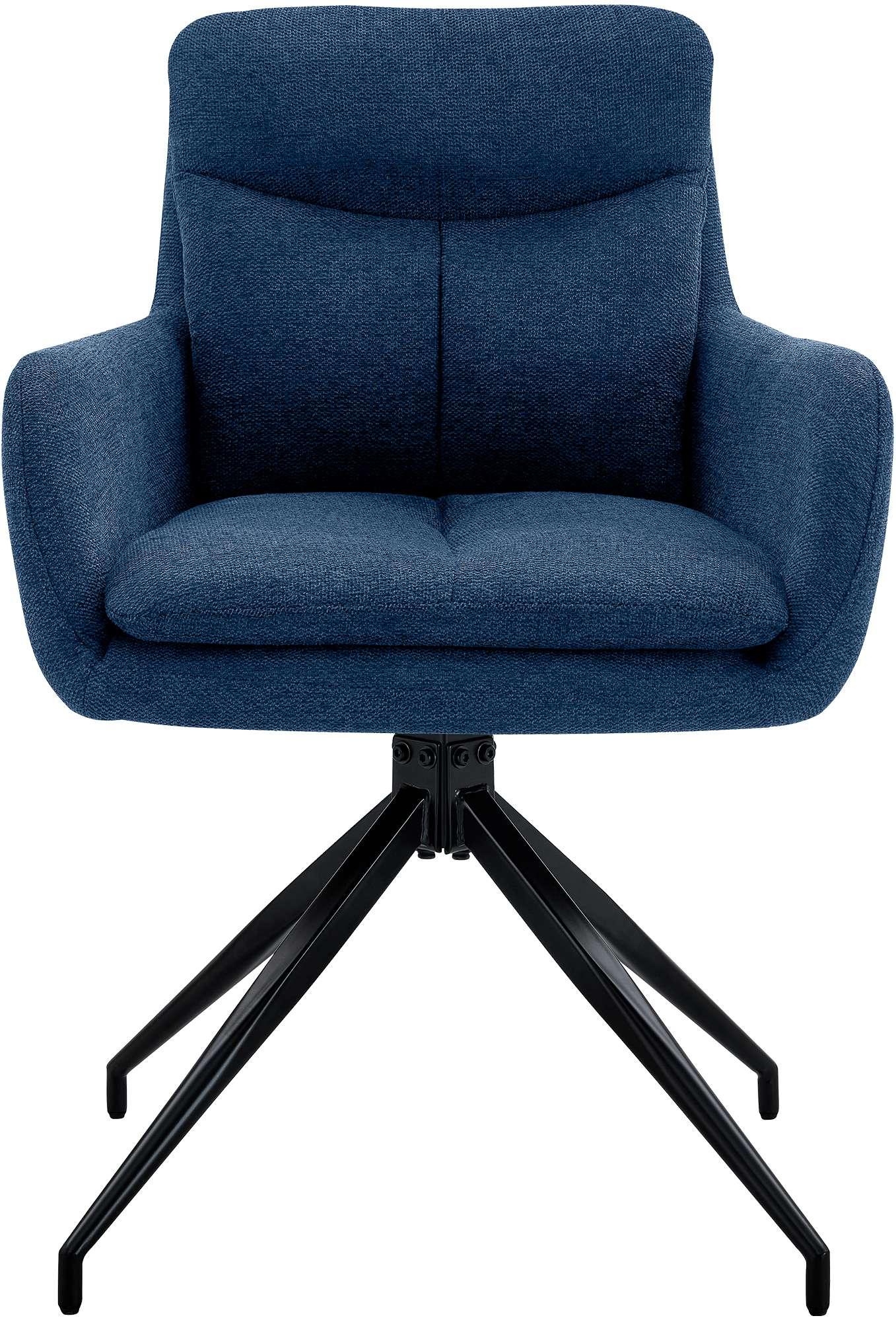 Lot de 2 chaises de salle à manger Somers tissu