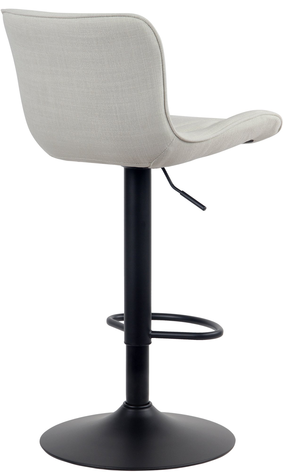 Tabouret de bar Linus Pied en Métal Hauteur réglable Siège pivotant