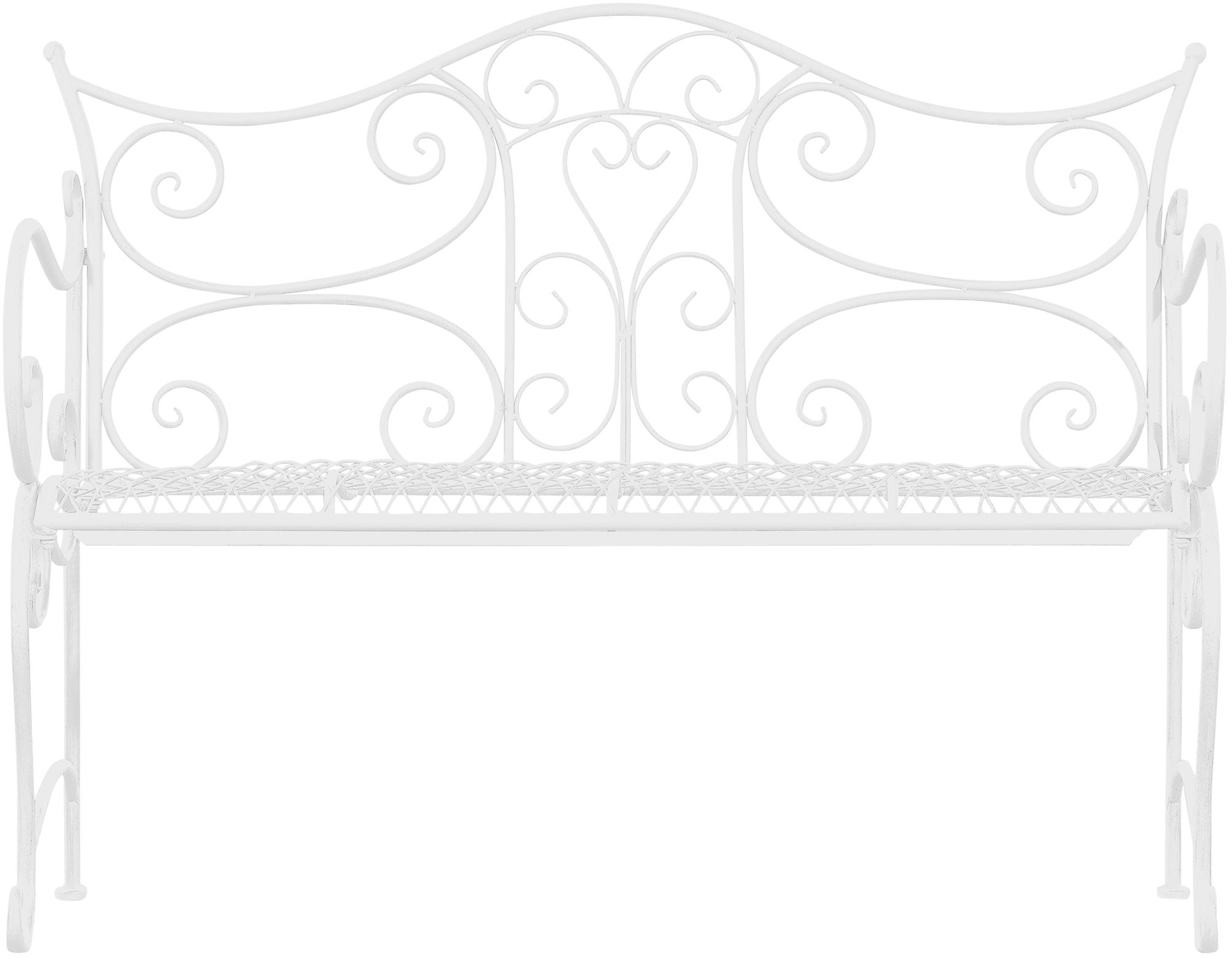 Banc de jardin au style antique Tara en fer forgé