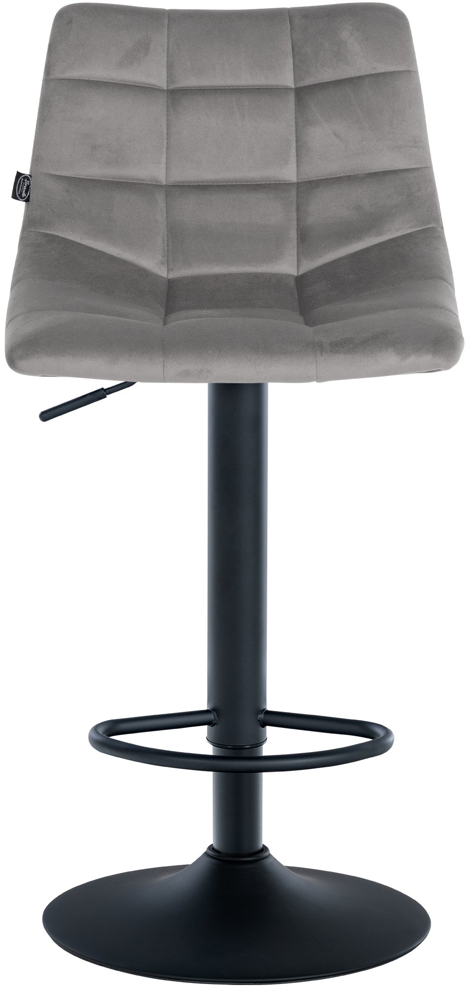 Tabouret de bar Jerry velours