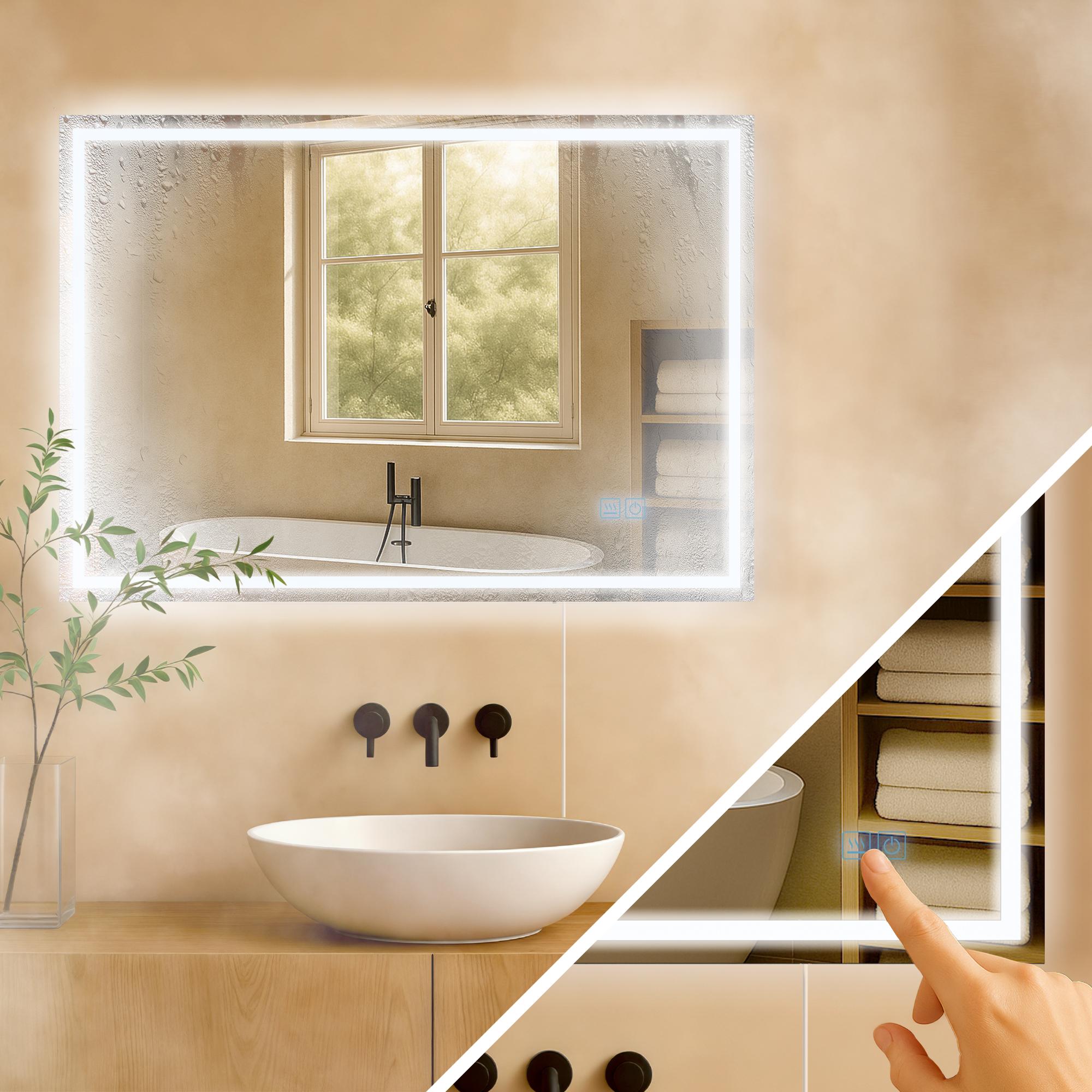 Miroir de salle de bain Jaffrey