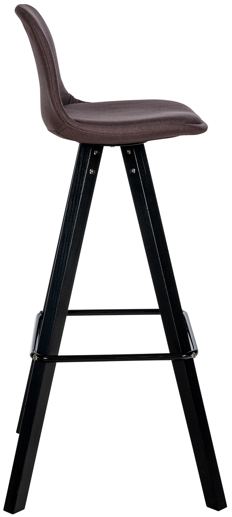 Lot de 2 tabourets de bar Corbin en tissu carré