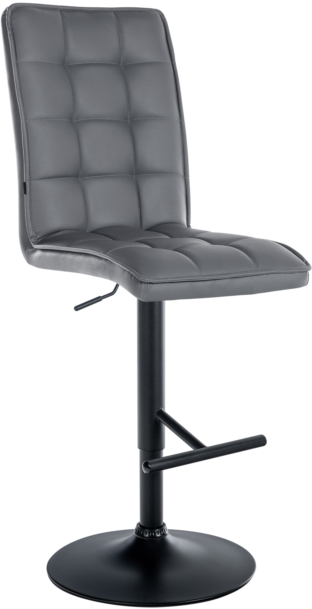 Tabouret de bar Peking en Similicuir réglable et pivotant