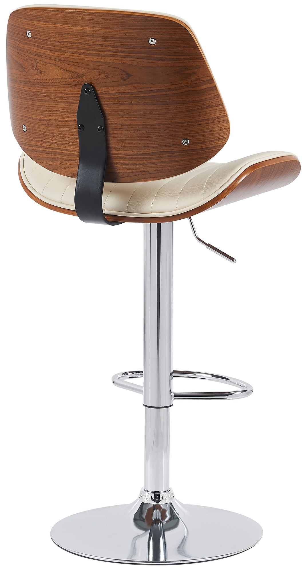 Lot de 2 tabourets de bar Clawson en similicuir