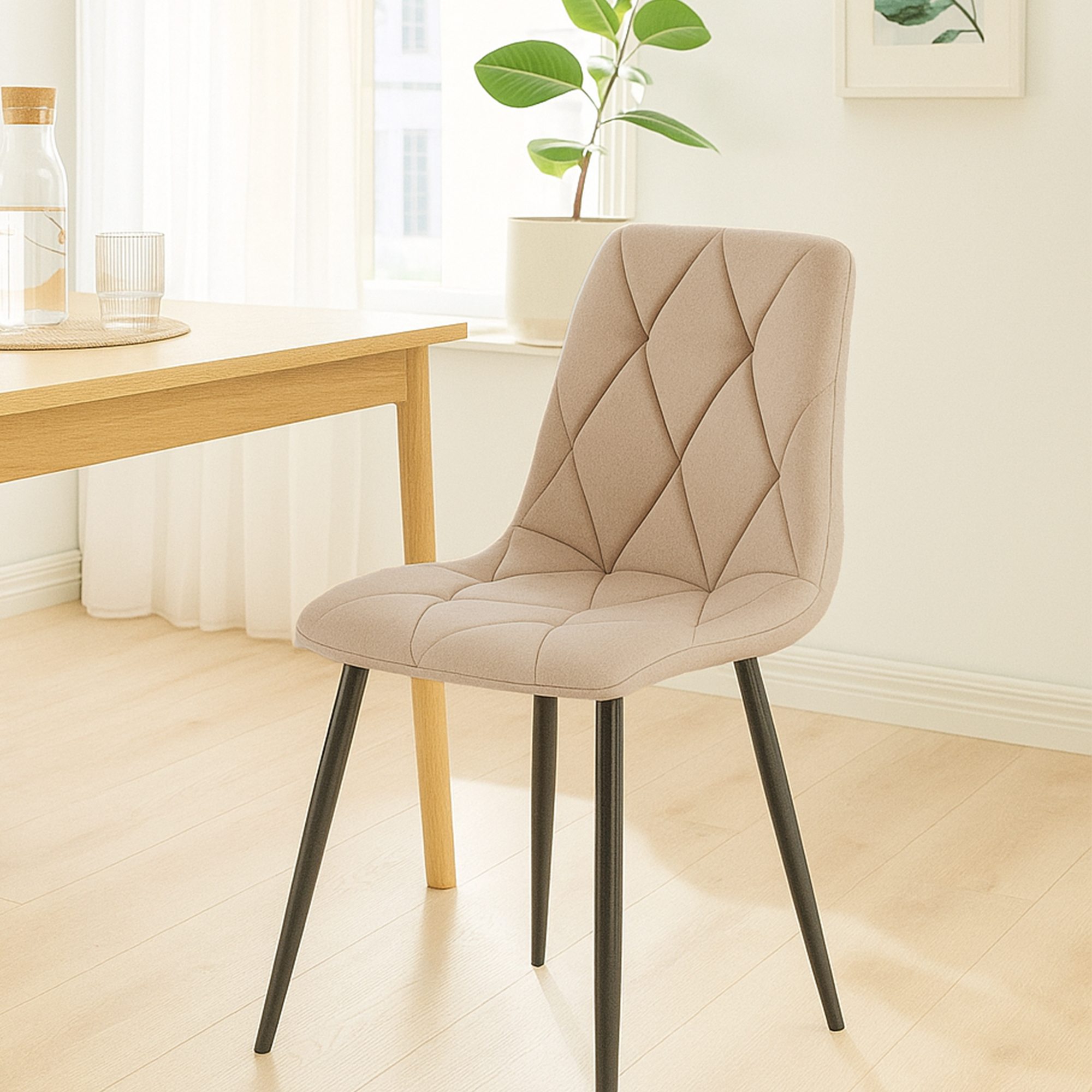 Lot de 2 chaises de salle à manger Clairton