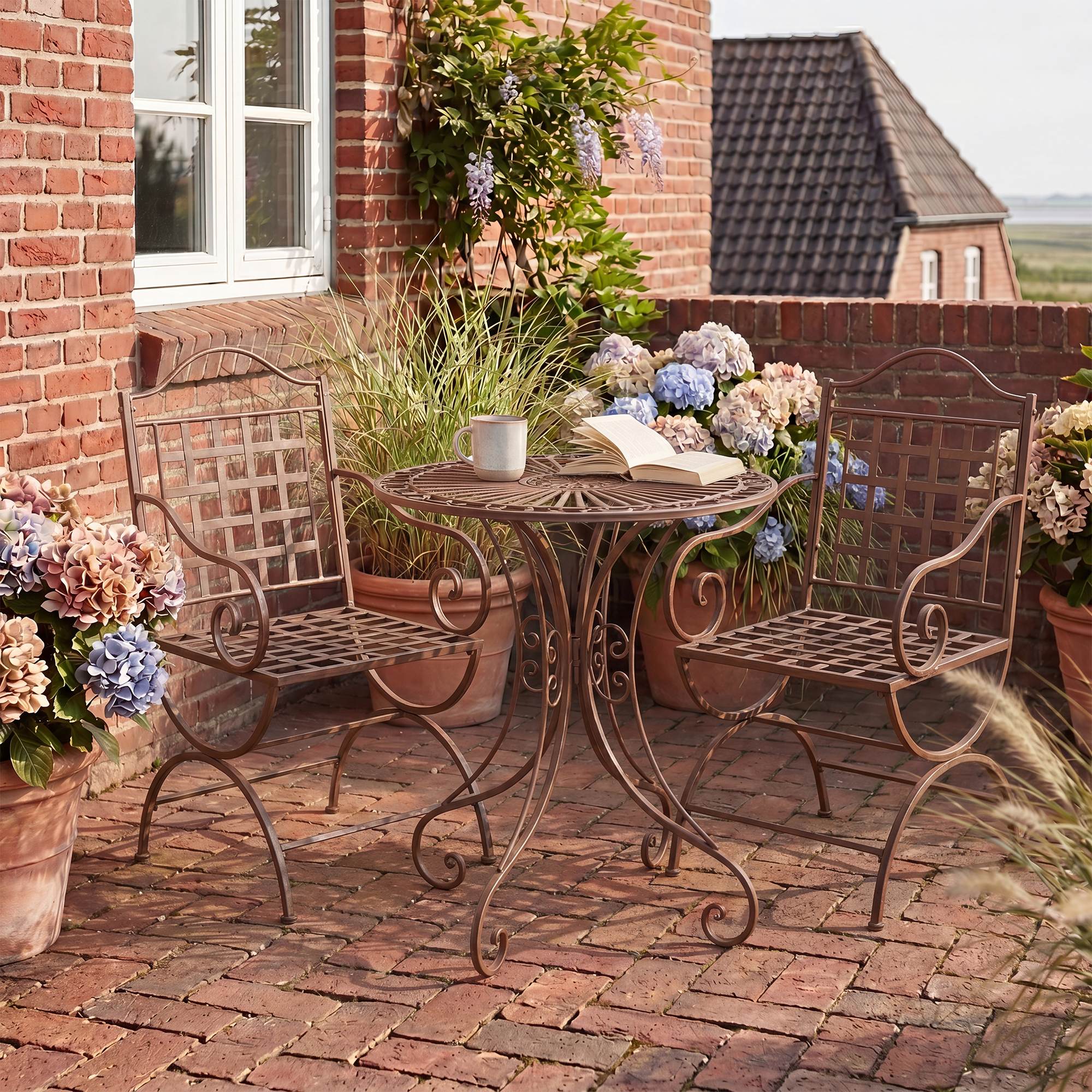 Ensemble de jardin Viro avec 2 chaises