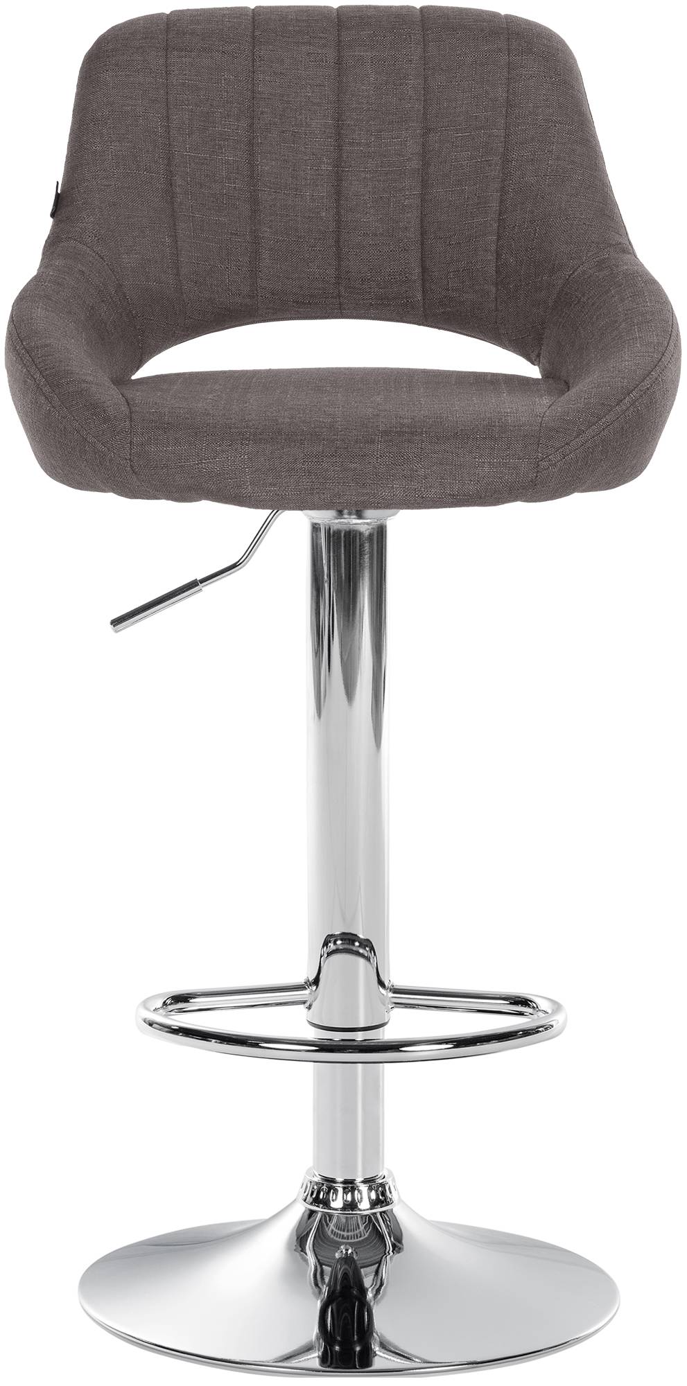 Lot de 2 tabourets de bar Milet en tissu