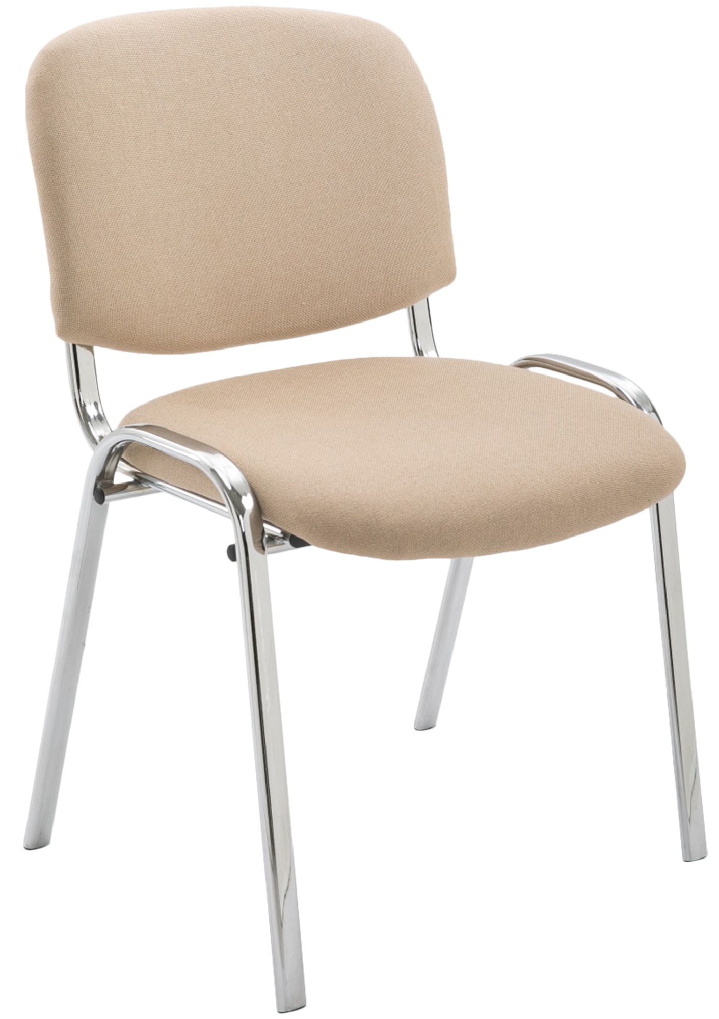 Chaise visiteur Ken support chromé tissu