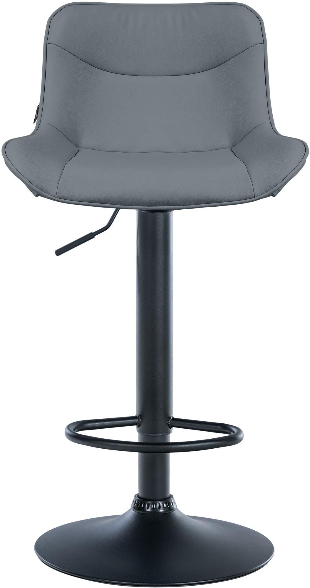 Lot de 2 tabourets de bar Vonore en similicuir