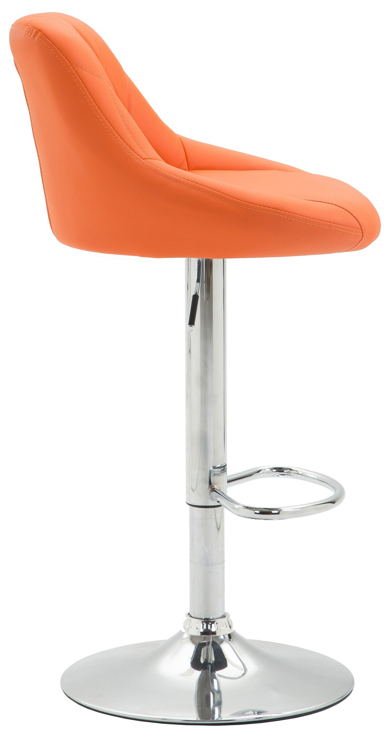 Lot de 2 tabourets de bar Lazio similicuir