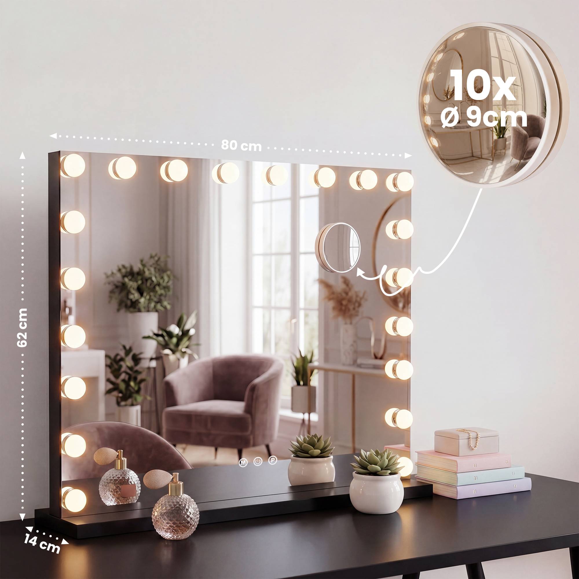 Miroir de Maquillage Norlina