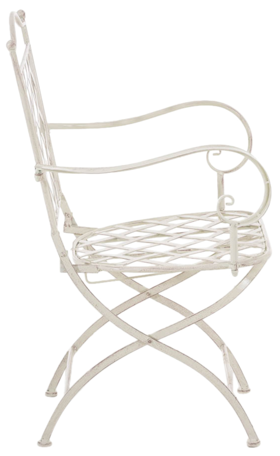 Lot de 2 chaises de jardin pliables Adara en fer