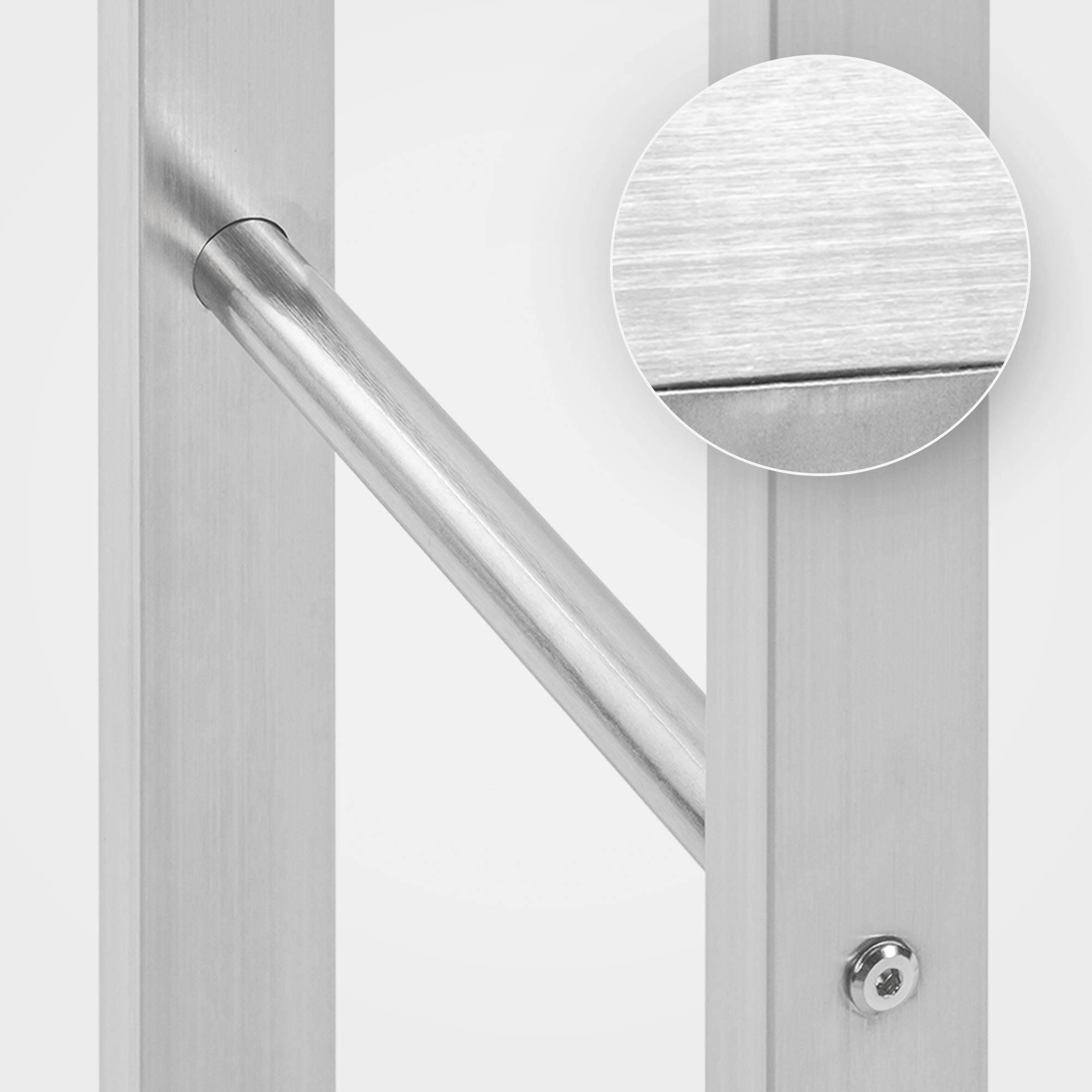 Porte-bûches Keri en acier inoxydable