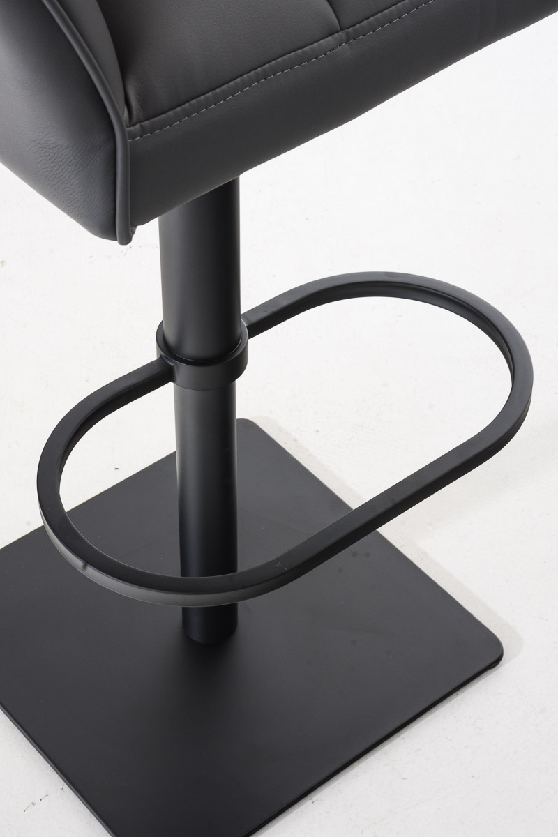 Lot de 2 tabourets de bar Damaso en similicuir