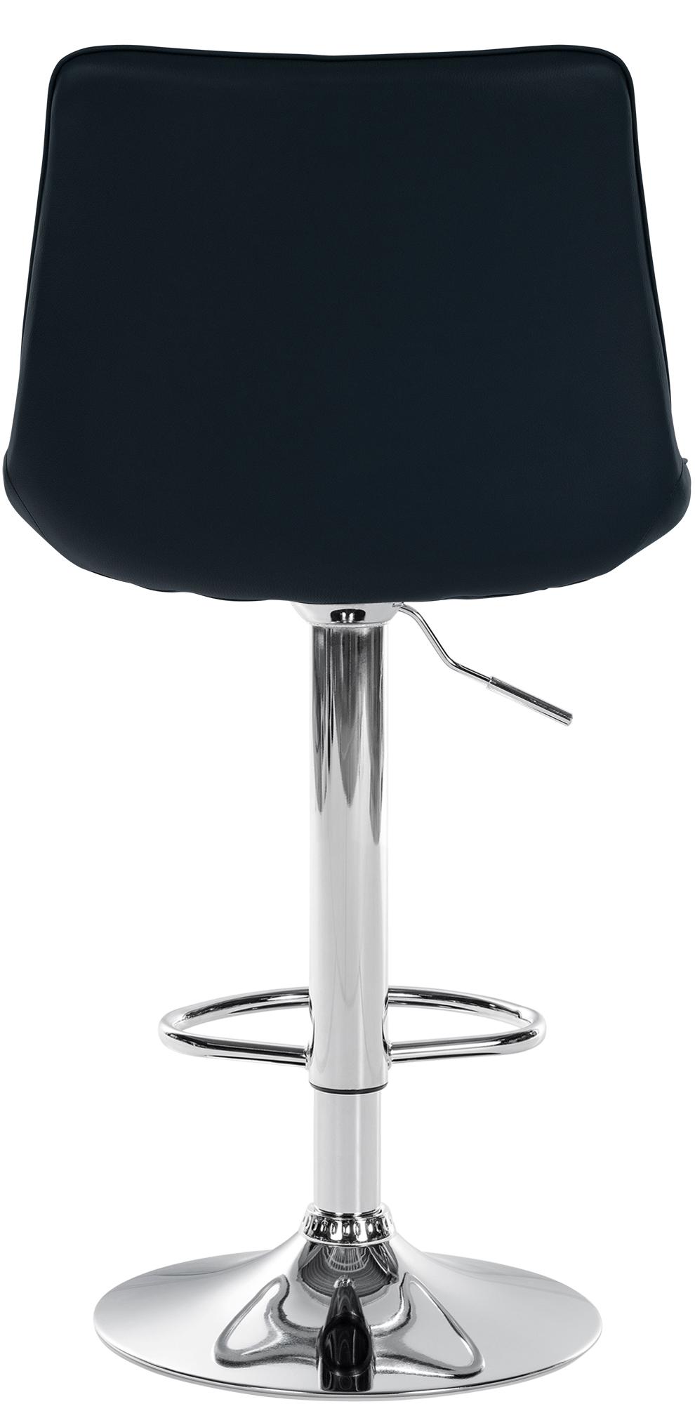Tabouret de bar Toni en Similicuir Pied en Métal réglable pivotant