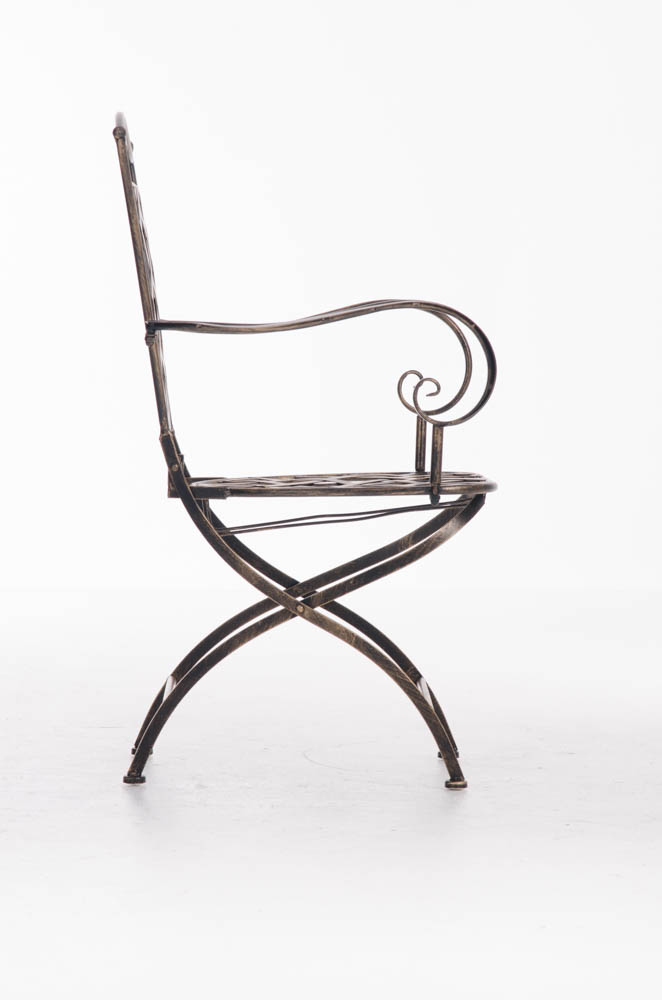 Chaise de jardin ADARA en fer forgé