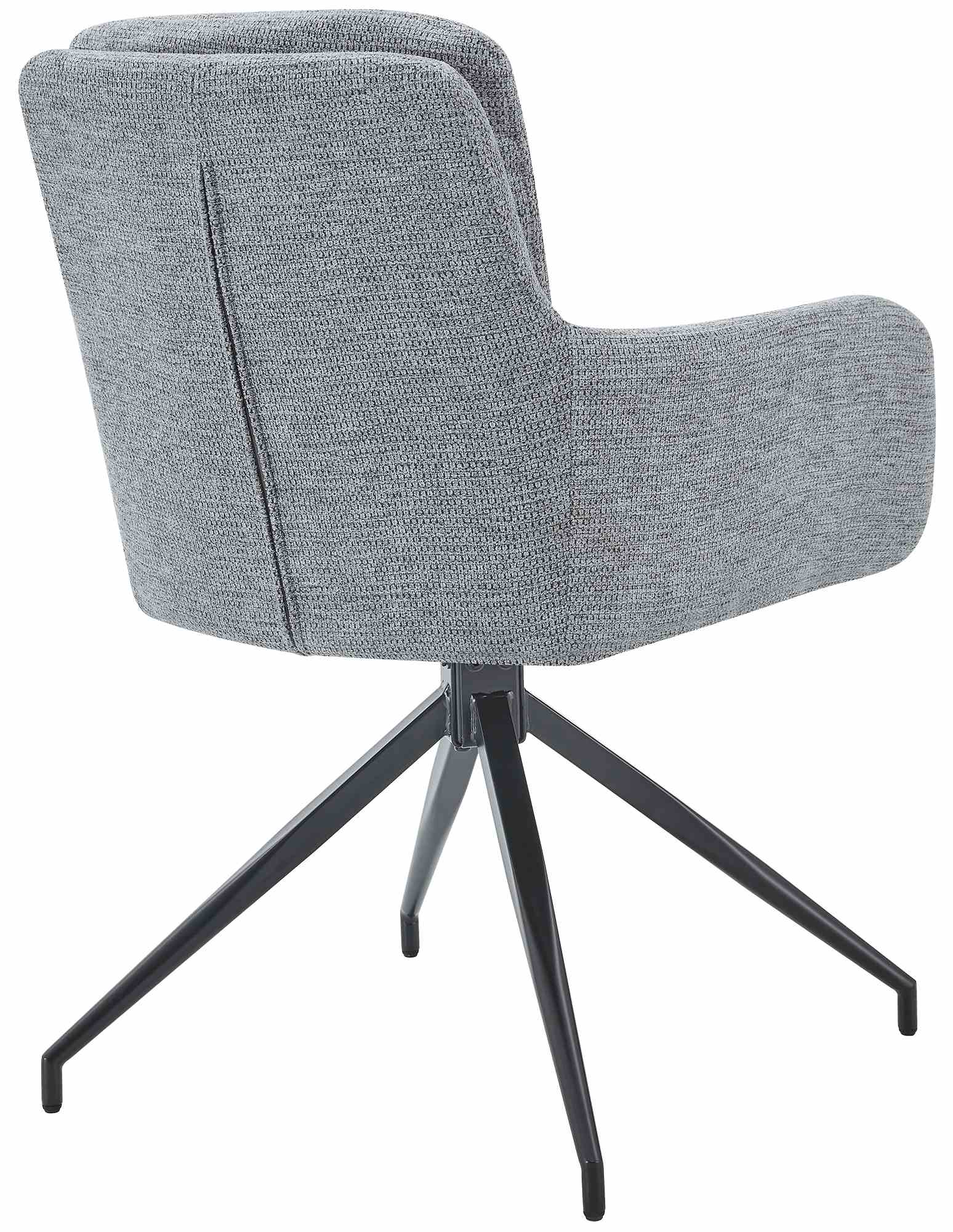 Lot de 2 chaises de salle à manger Pickett en tissu