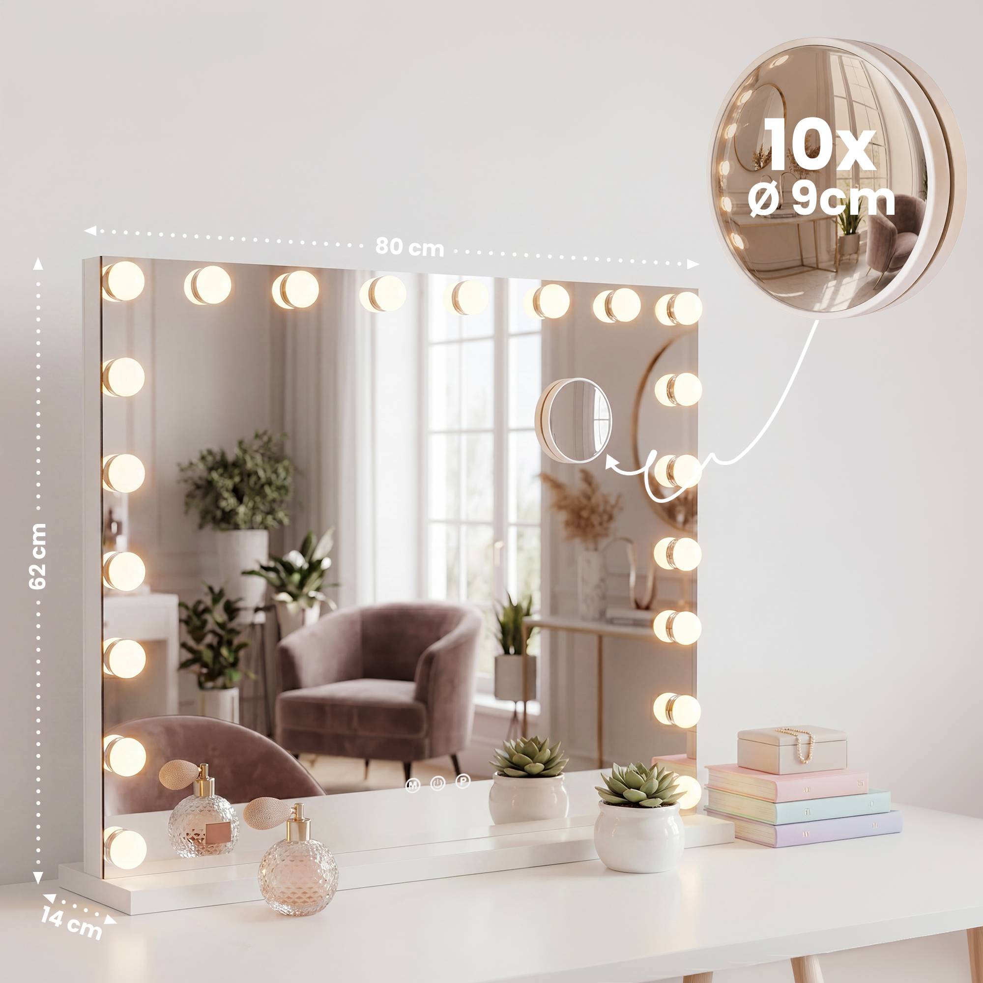 Miroir de Maquillage Norlina