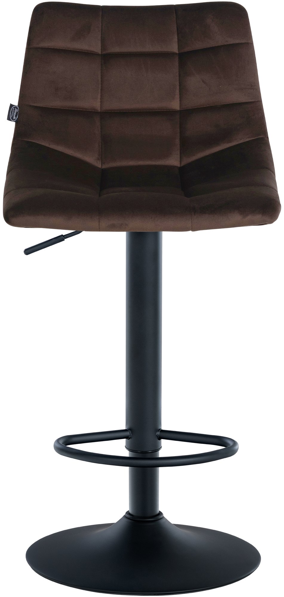Tabouret de bar Jerry velours