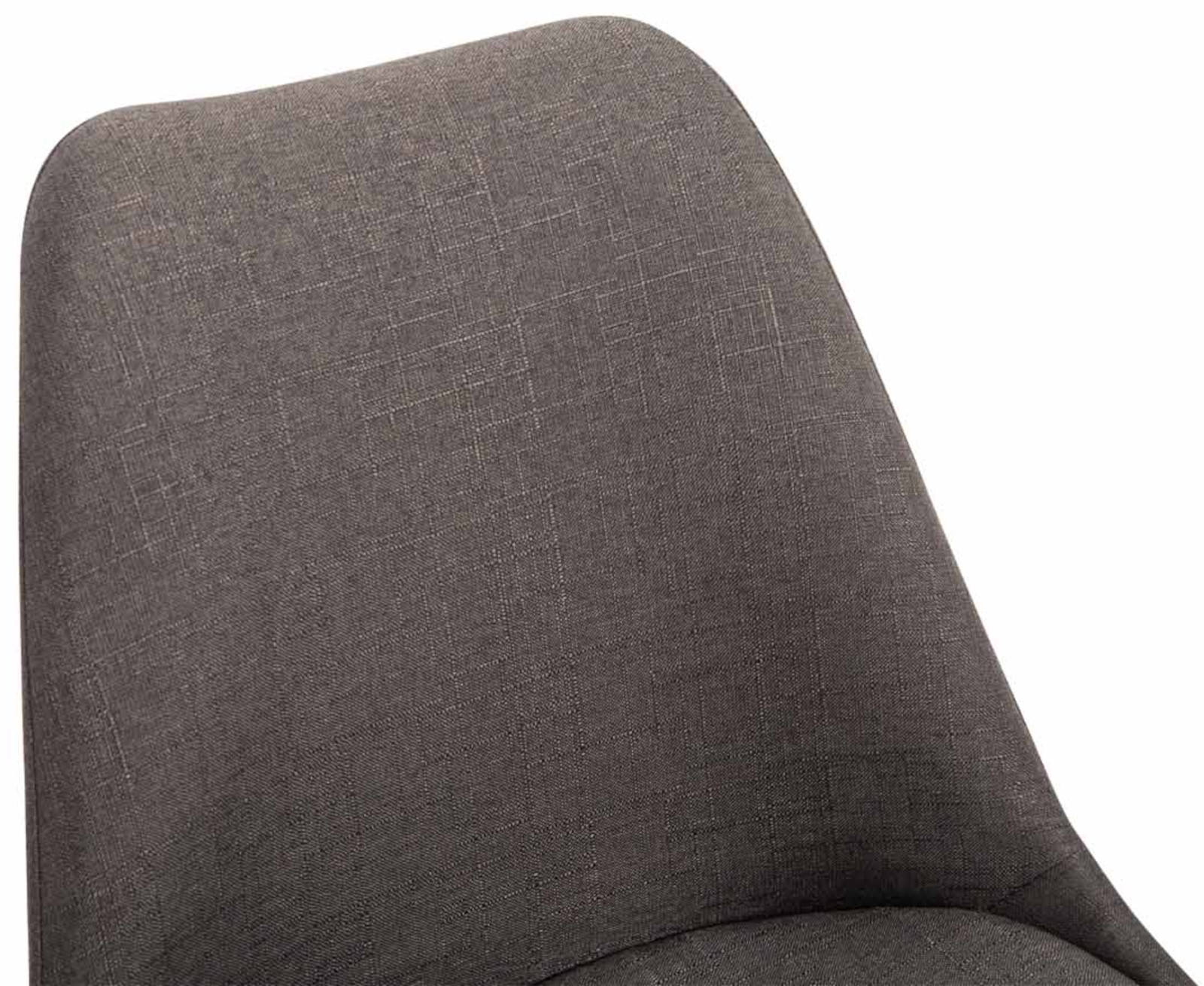 Lot de 4 Chaises de salle à manger Maverick tissu avec pied trompette