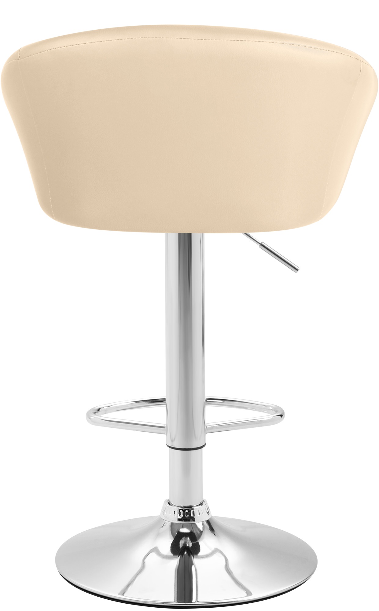 Tabouret de bar Miami V2 similicuir avec pied en métal